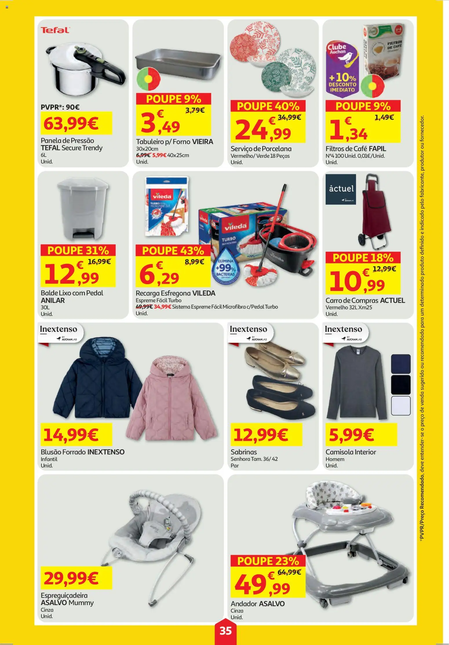 Auchan folheto │ válido de 04.12.2025 | Página: 35 | Produtos: Forno, Espreguiçadeira, Café, Panela