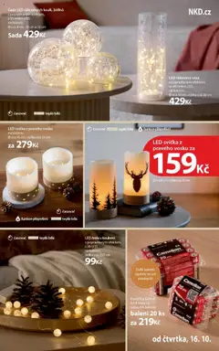 Náhled letáku NKD leták od 16.10.2025 | Strana: 23 | Produkty: Krabička, Svíčka, Baterie, Váza