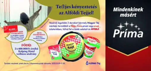 CBA Szórólap - amely érvényes a következő dátumtól: 09.10.2025