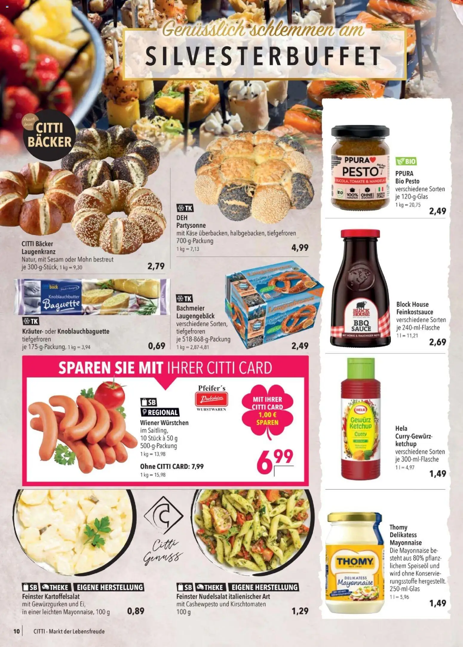 CITTI tilbudsavis – gyldig fra 27.12.2025 | Side: 10 | Produkter: Kartoffelsalat, Ketchup, Pesto