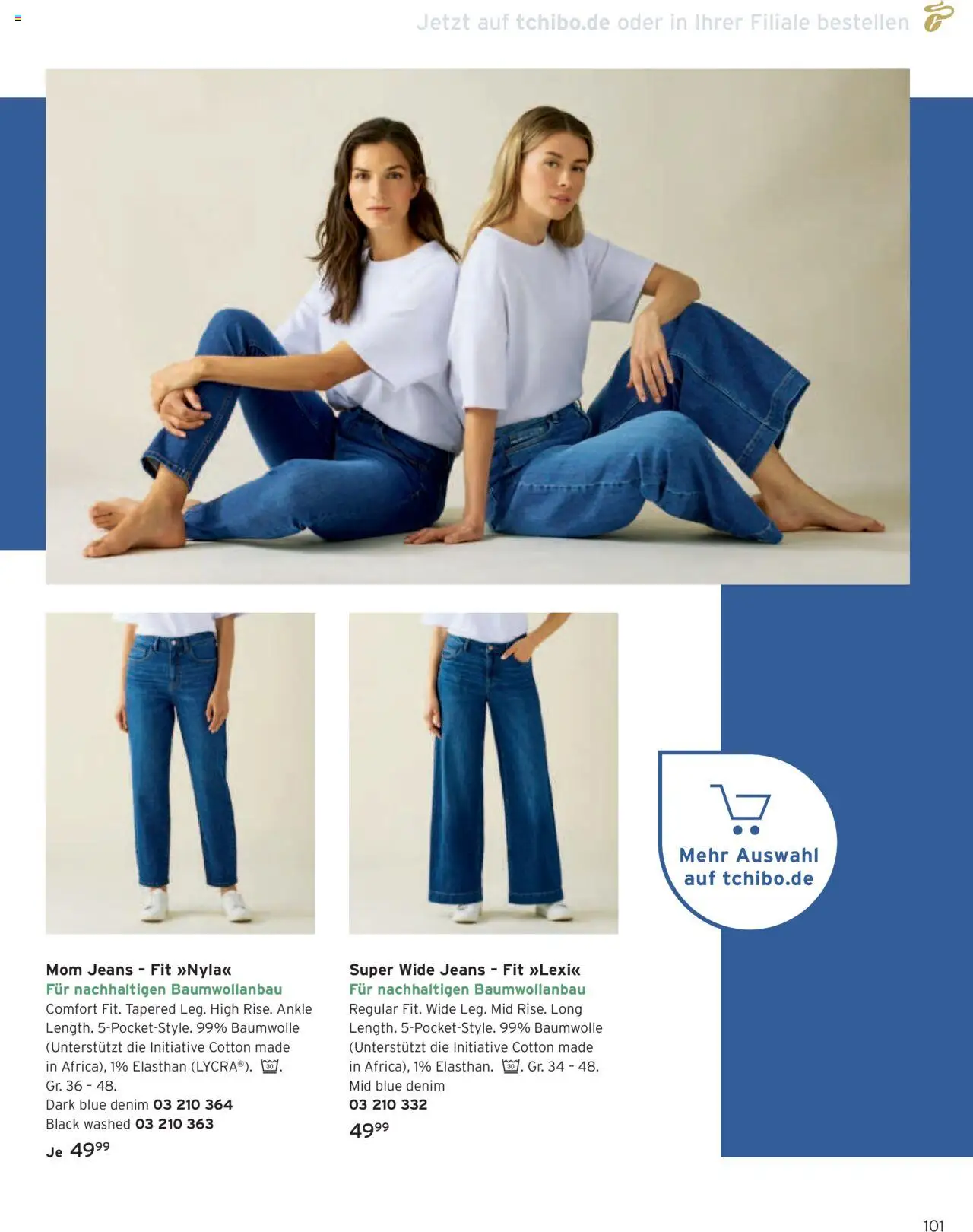 Katalog Tchibo Herbst – gültig ab 15.09.2025 | Seite: 101 | Produkte: Jeans