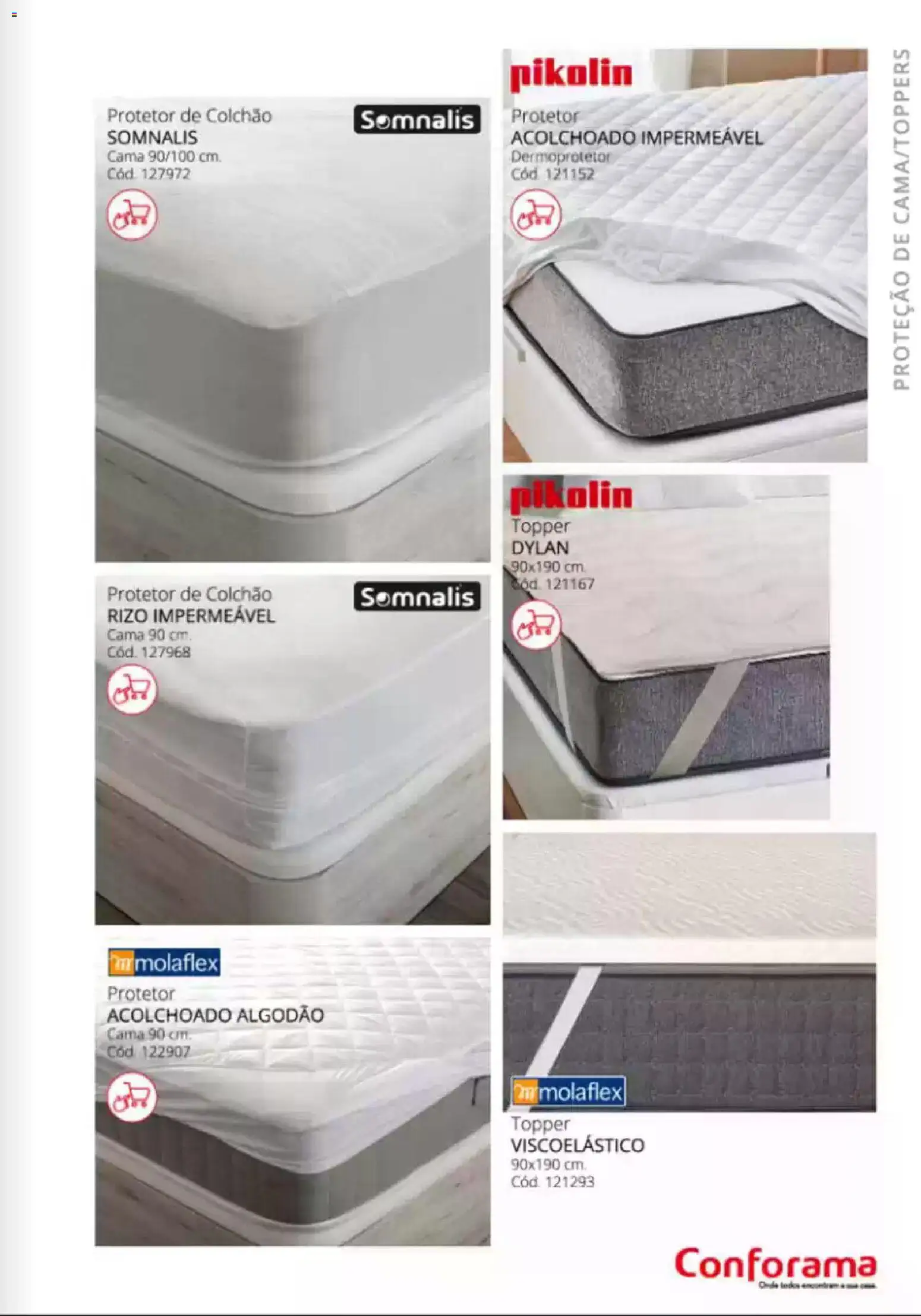 Conforama Camitis │ válido de 05.02.2026 | Página: 19 | Produtos: Protetor de colchão, Algodão, Cama, Colchão