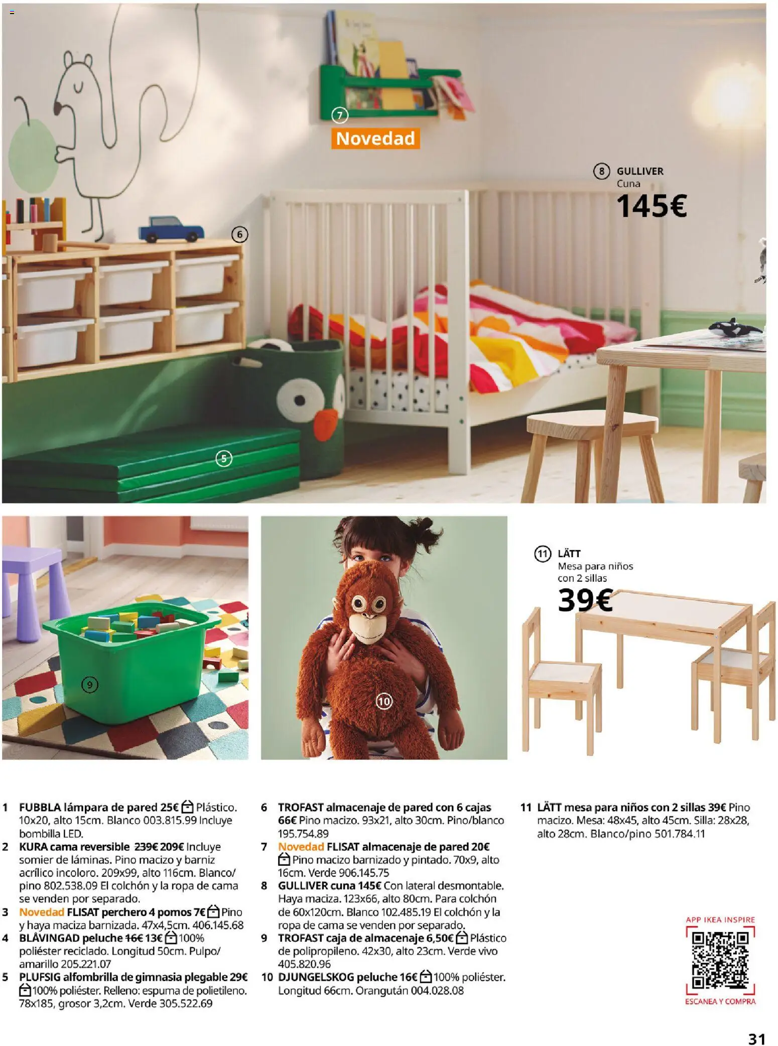 IKEA - Precios bajos │ válido desde el 13.04.2026 | Página: 31 | Productos: Perchero, Ropa, Κασέρι, Cama