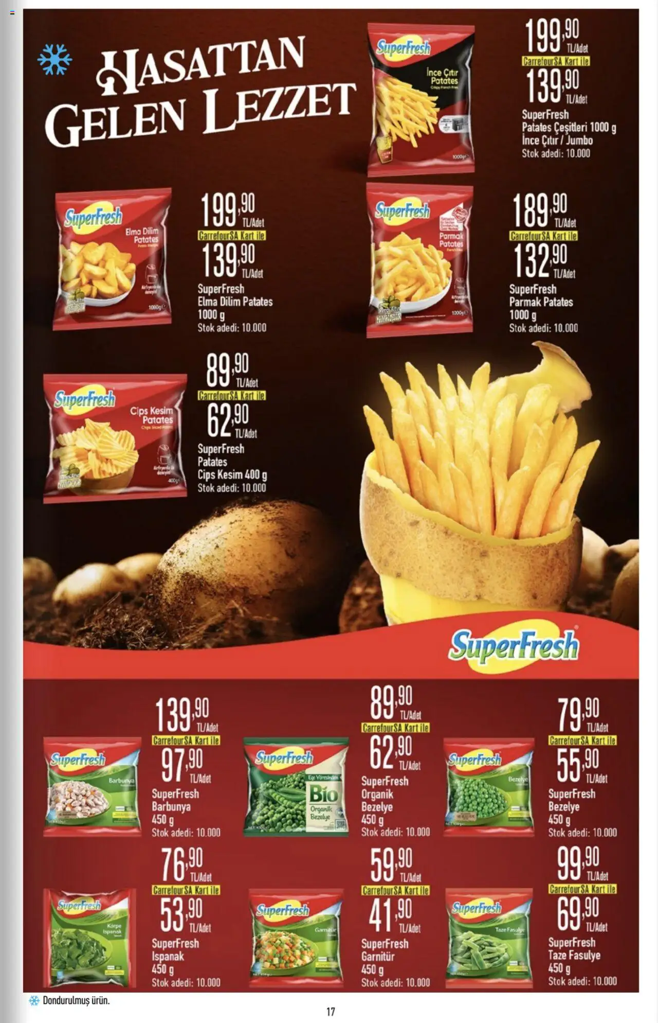 CarrefourSA Katalog - 26.06.2025 tarihinden itibaren geçerlidir | Sayfa: 17 | Ürünler: Fasulye, Elma, Barbunya, Bezelye
