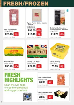 Preview of Booker Wholesale - Offers valid from 02.12.2024 | Page: 6 | Products: Cheddar, Butter, Beef