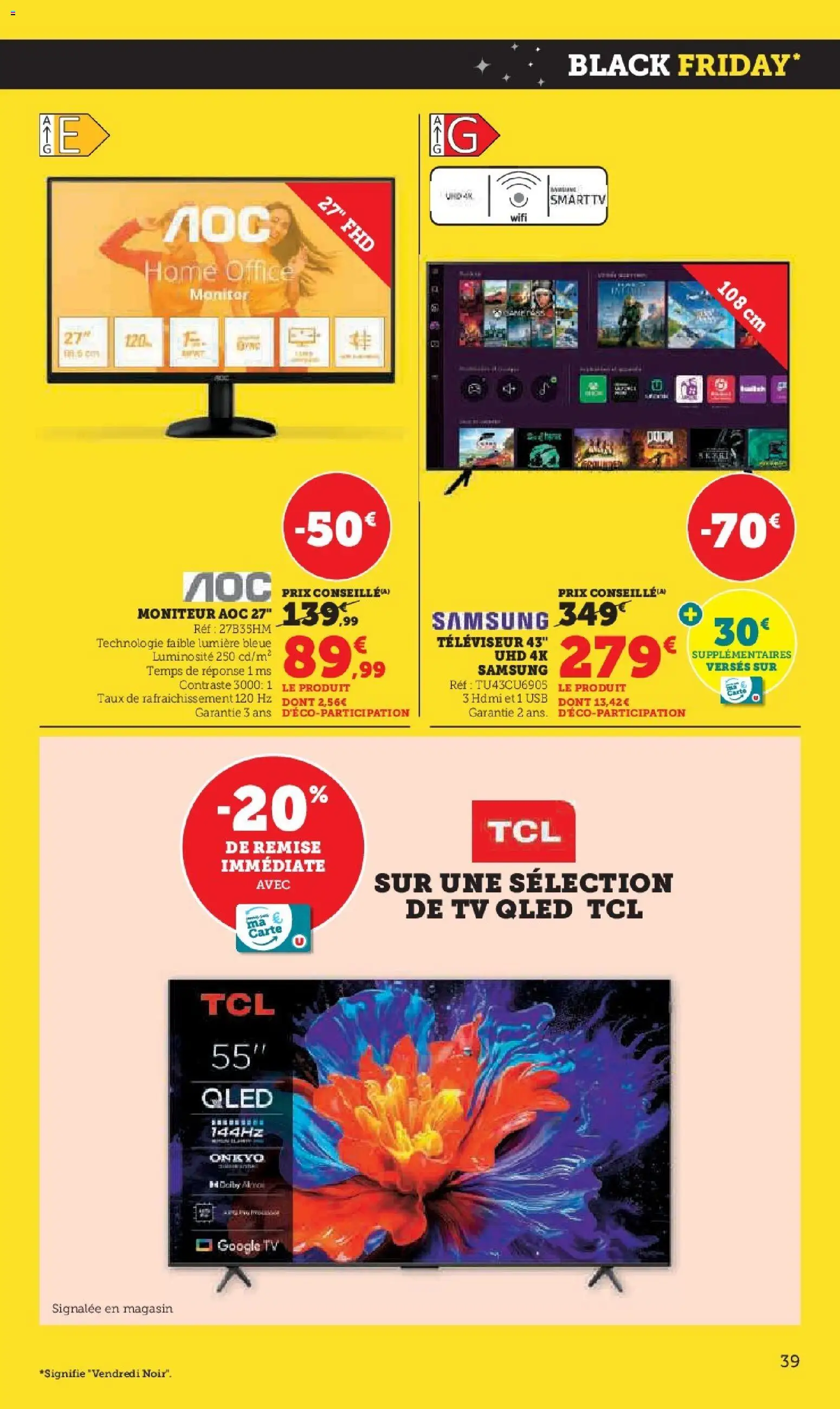 {H1} | Page: 39 | Produits: Moniteur, USB, Televiseur