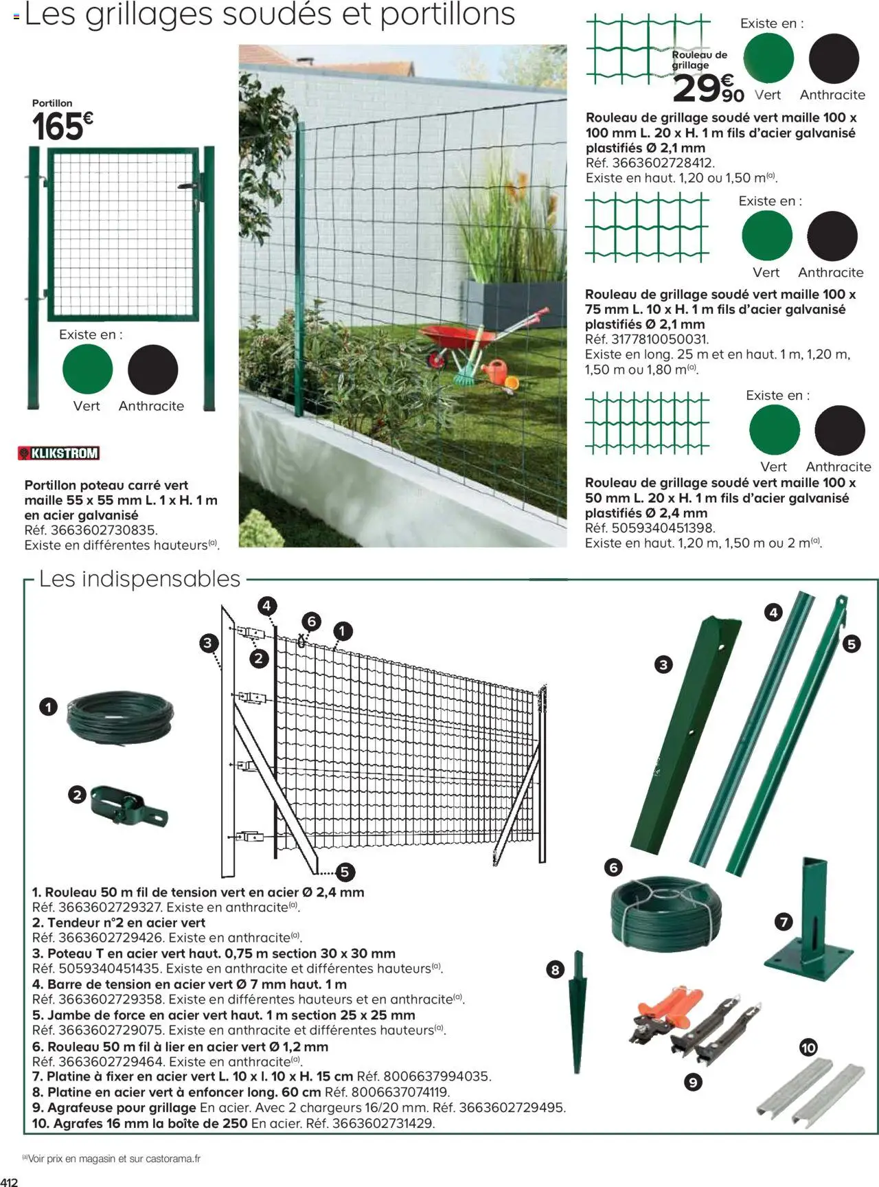 {H1} | Page: 412 | Produits: Rouleau, Agrafeuse
