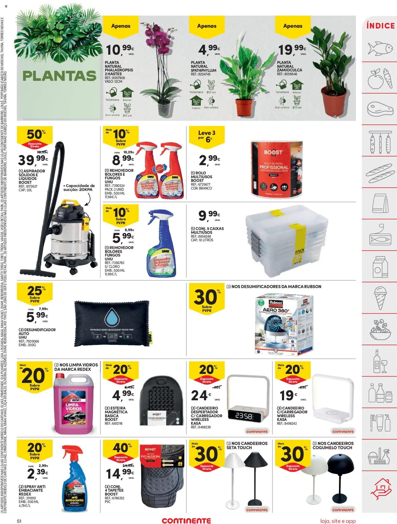 Continente folheto │ válido de 06.01.2026 | Página: 51 | Produtos: Aspirador, Esteira, Vaso, Desumidificador