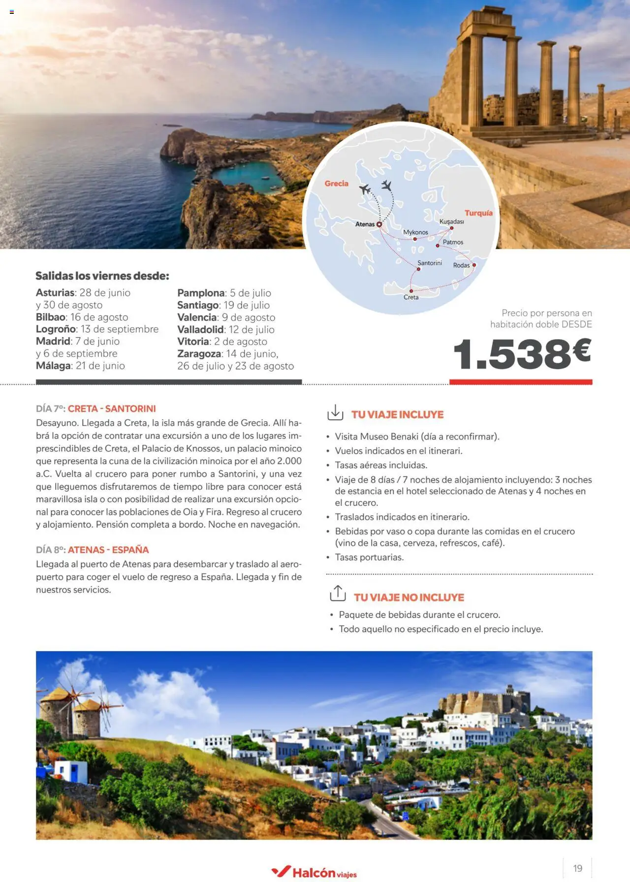 Halcón Viajes Grecia │ válido desde el 17.05.2024 | Página: 19 | Productos: Vino, Cuna