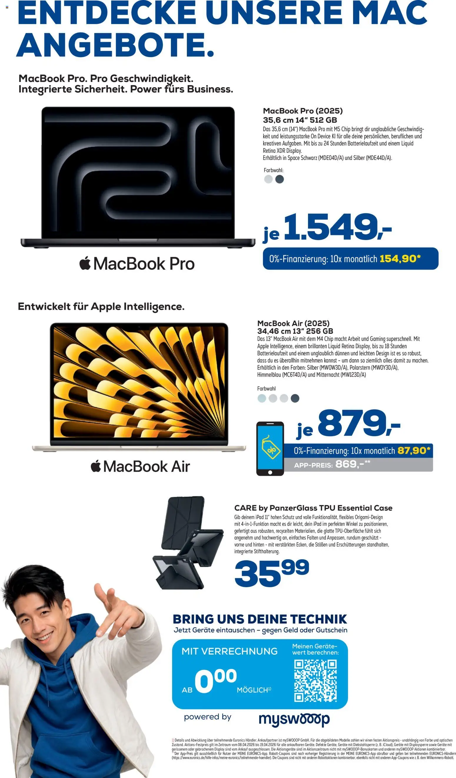 Euronics Prospekt 	 – gültig ab 08.04.2026 | Seite: 12 | Produkte: Macbook, Ipad, Apple