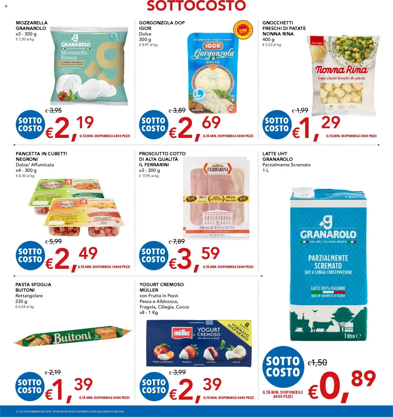 Volantino Migross del 06.11.2025 | Pagina: 2 | Prodotti: Patate, Frutta, Latte, Gorgonzola