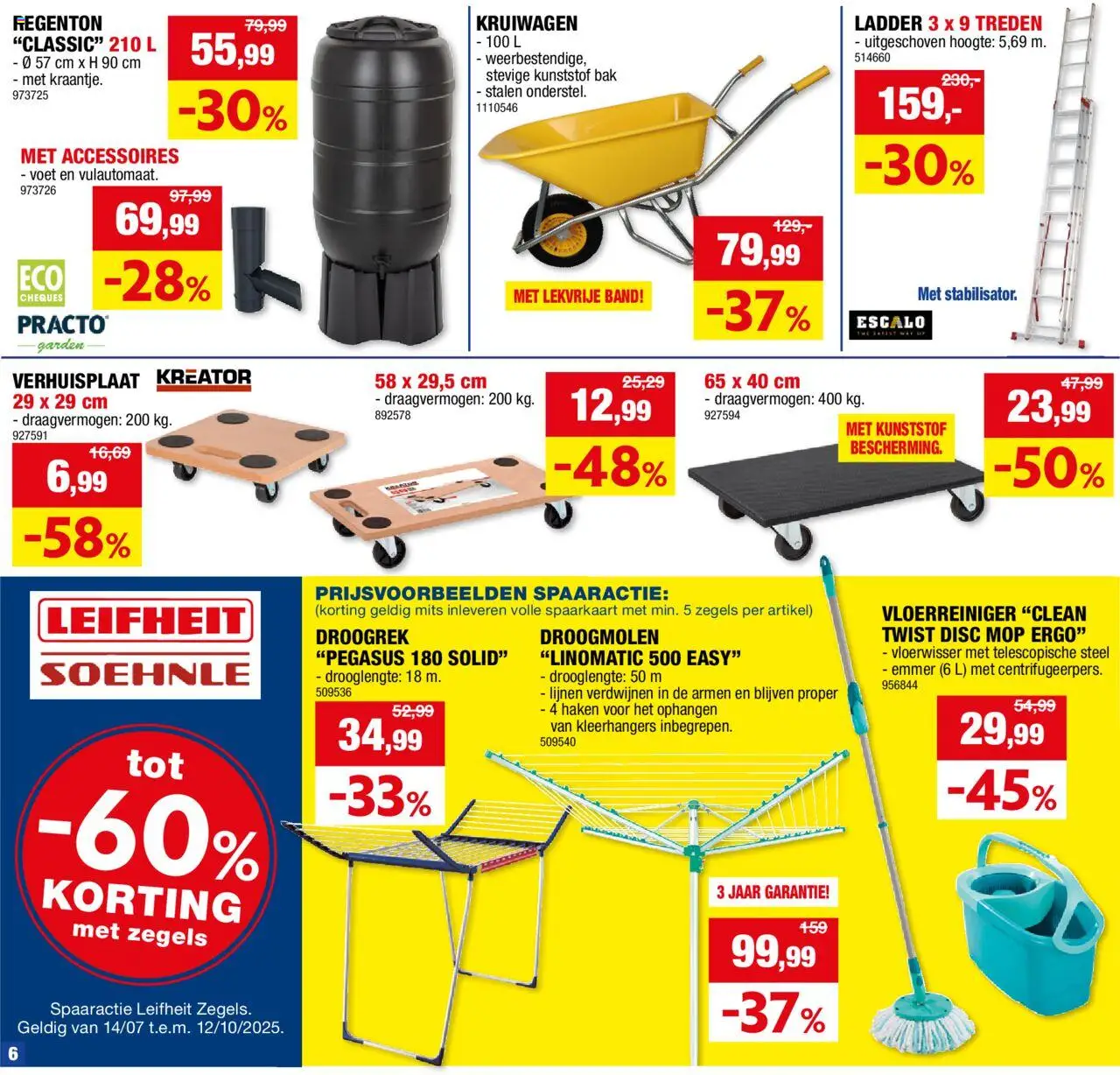  | Pagina: 6 | Producten: Haken, Ladder