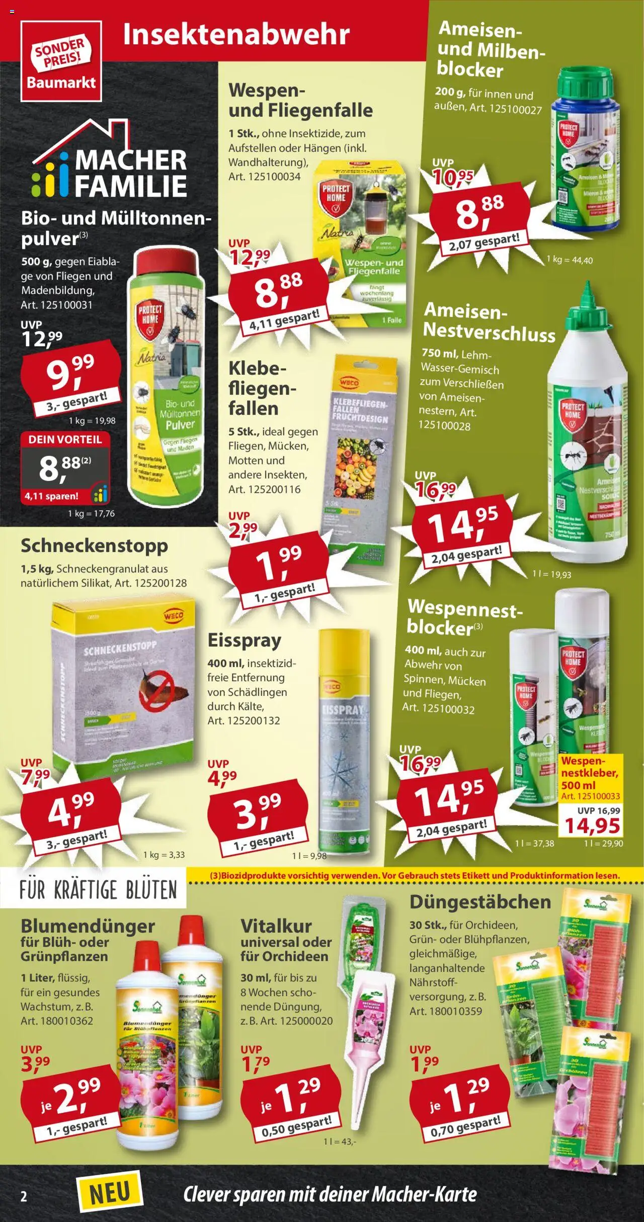 Sonderpreis Baumarkt Prospekt 	 - gültig ab dem 16.08.2025 | Seite: 2