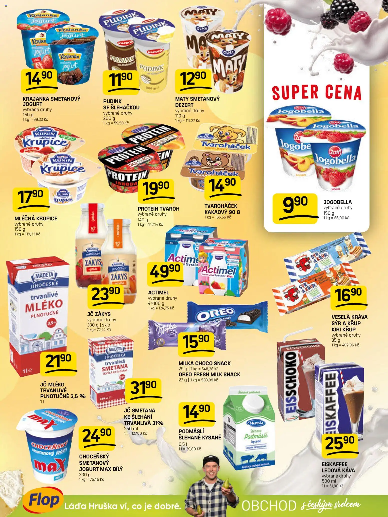 Flop leták od 21.01.2026 | Strana: 5 | Produkty: Ledová káva, Smetanový jogurt, Jogobella, Protein
