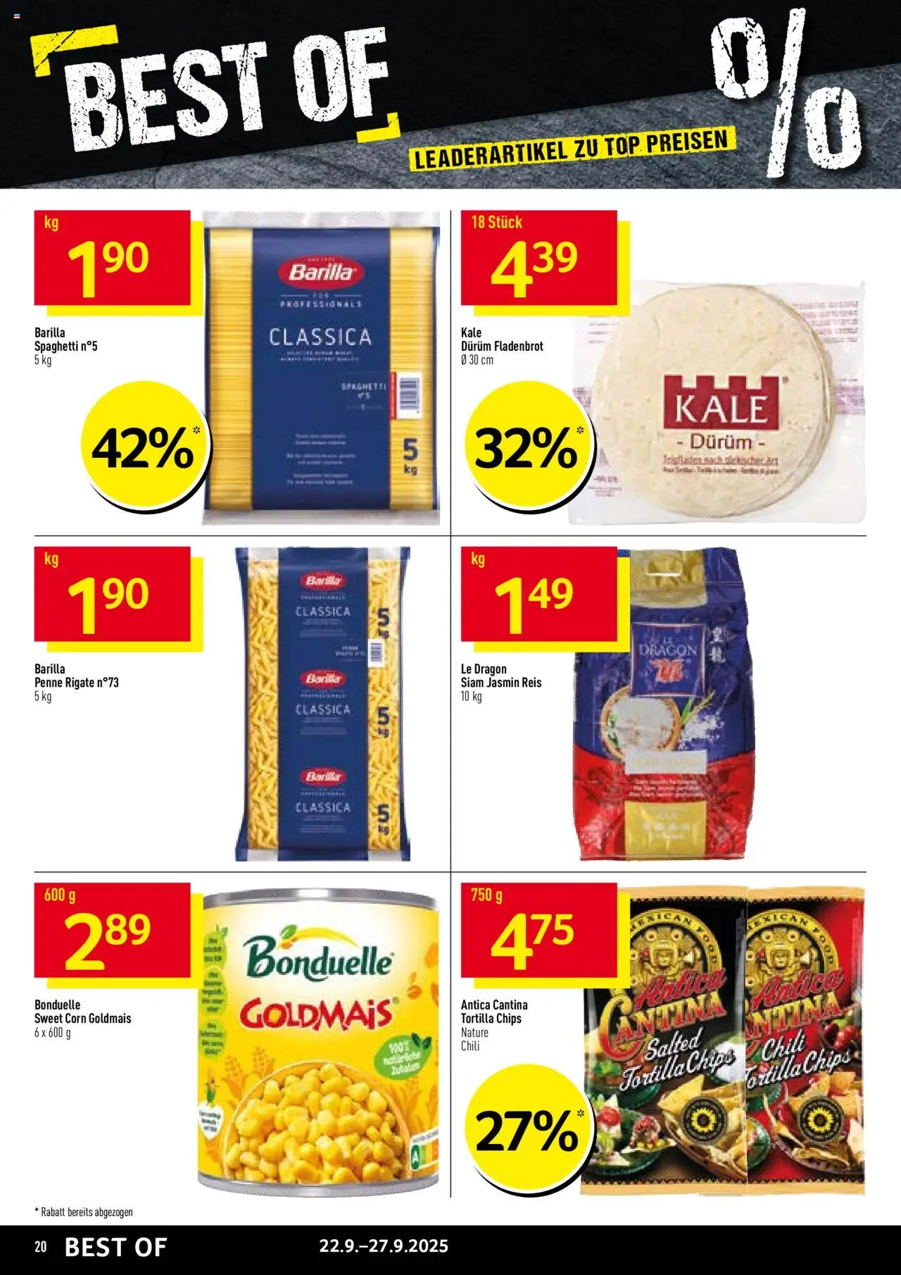 Prodega Aktionen – gültig ab 22.09.2025 | Seite: 20 | Produkte: Reis, Chili, Chips, Top