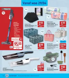 Aldi folder week 18 - Voorbeeld van een folder van Aldi, geldig van 27.04.2026 | Pagina: 20 | Producten: Stofzuiger, Manden, Mand, Gember