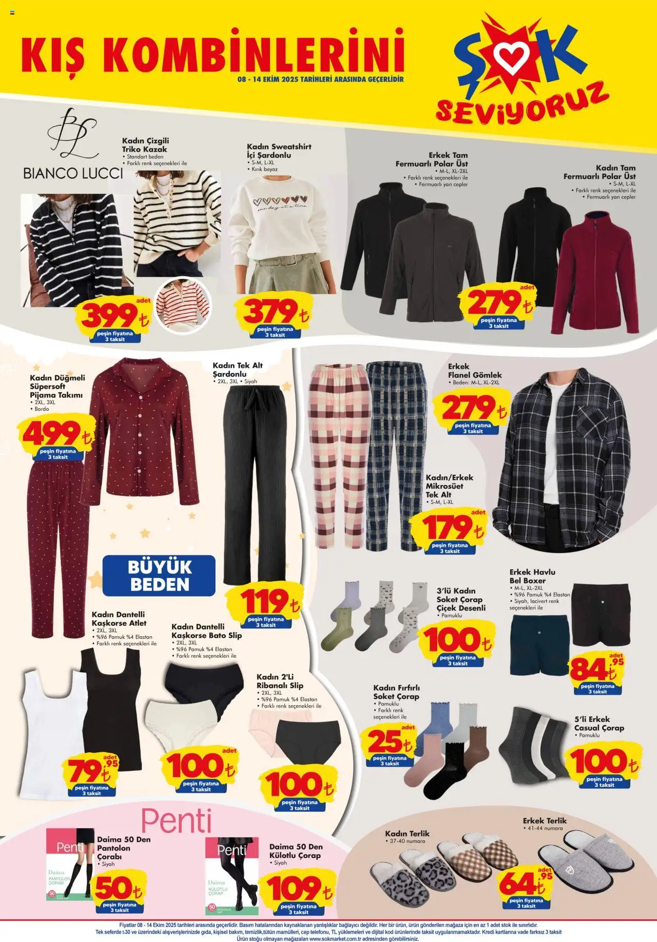 Şok Market Katalog - 08.10.2025 tarihinden itibaren geçerlidir | Sayfa: 4 | Ürünler: Atlet, Gömlek, Pantolon, Bağlayıcı