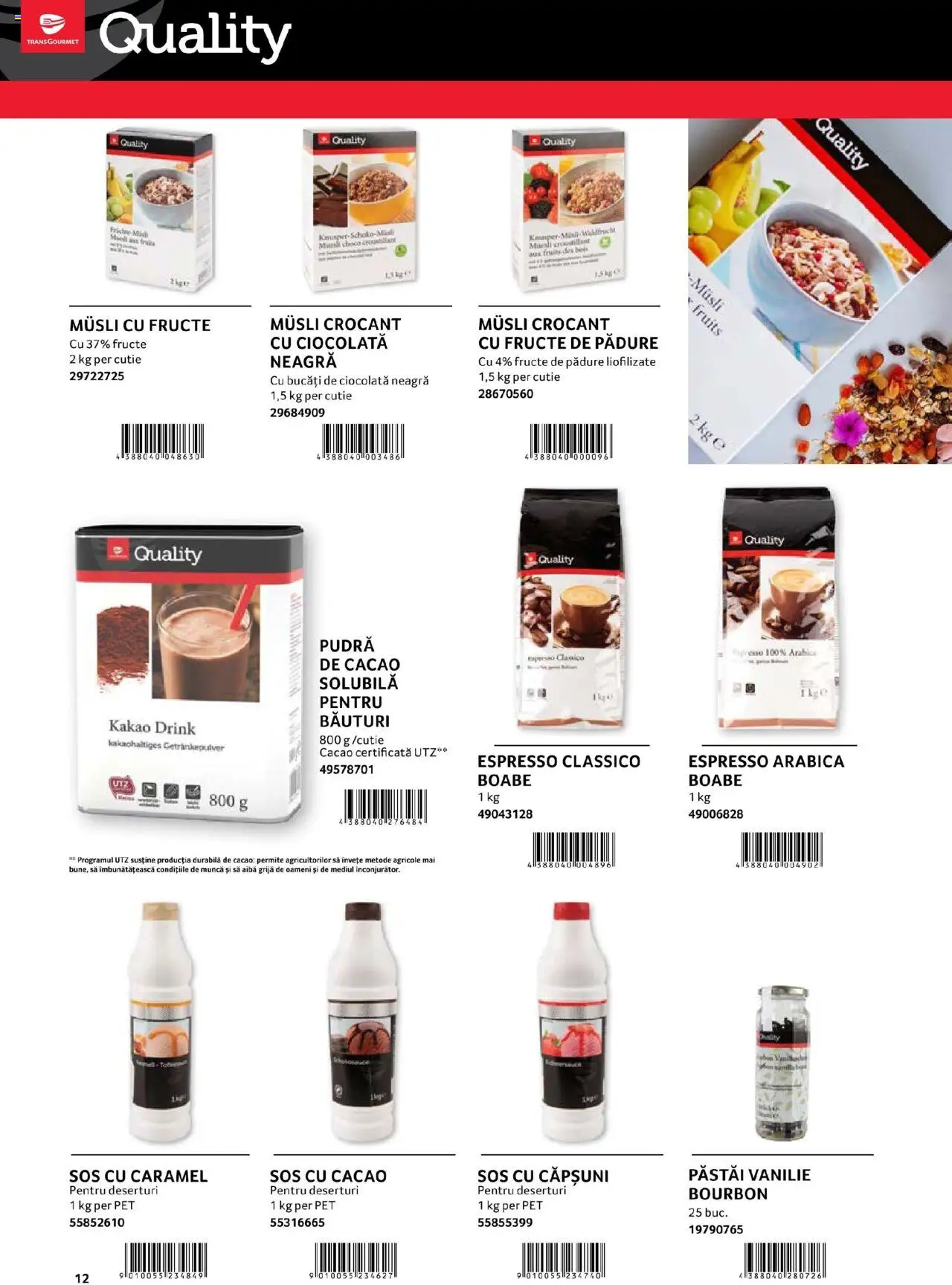 Catalog Selgros - Transgourmet – valabil de la 29.02.2024 | Pagină: 12 | Produse: Cutie, Pudră, Fructe, Sos