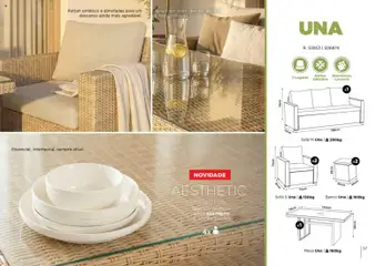 Pré-visualização Espaço Casa folheto Ar Livre 2026 válido de 07.03.2026 | Página: 57 | Produtos: Banco, Sofá, Mesa