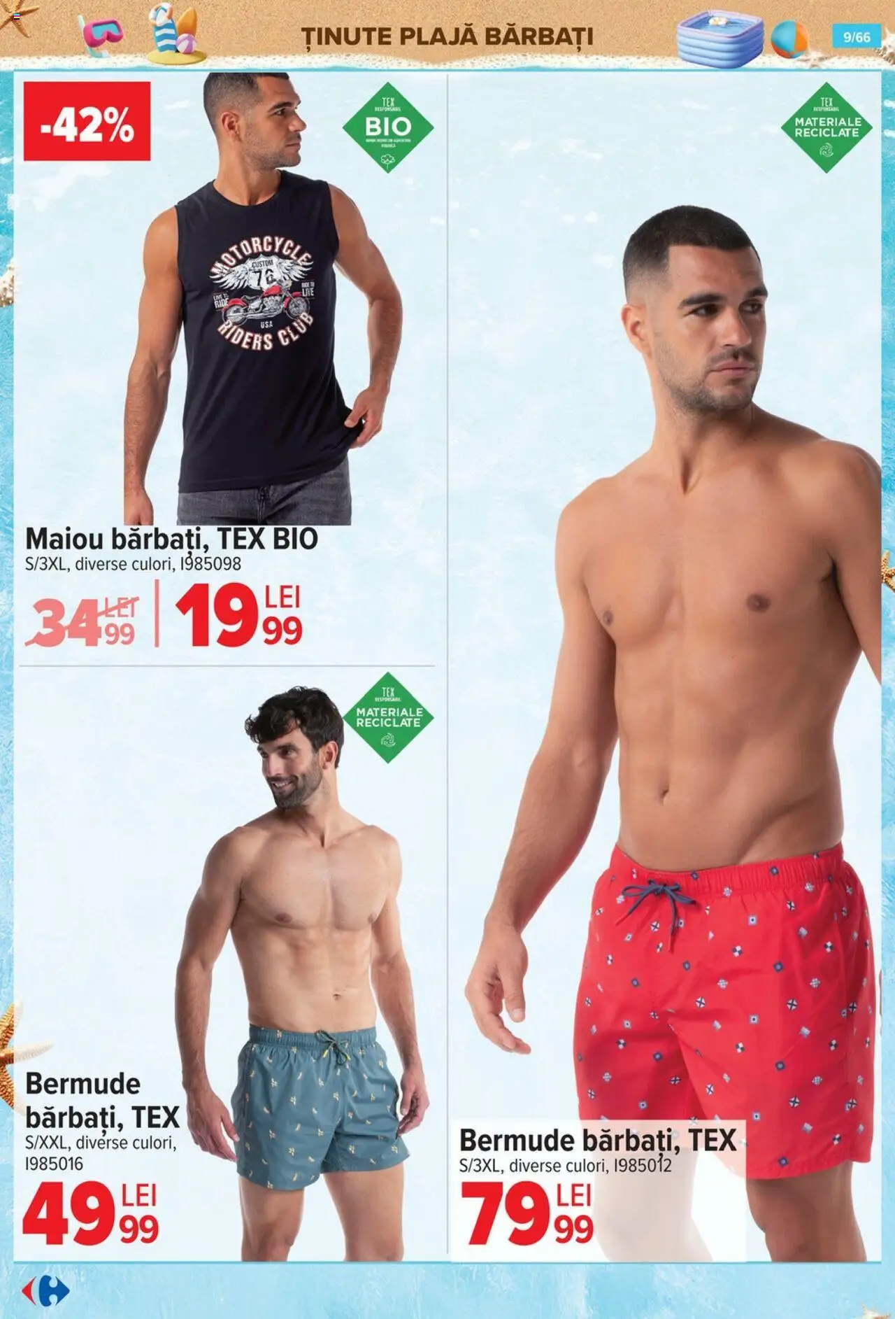 Carrefour catalog - Special plaja – valabil de la 18.06.2025 | Pagină: 9 | Produse: Şerit ödül, Maiou