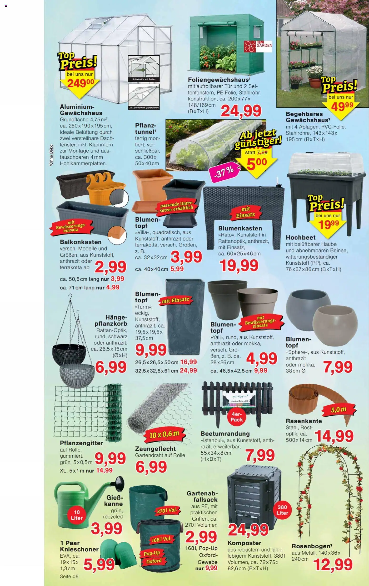 Wiglo Wunderland Prospekt – gültig ab 13.04.2026 | Seite: 12 | Produkte: Hochbeet, Blumen, Tür