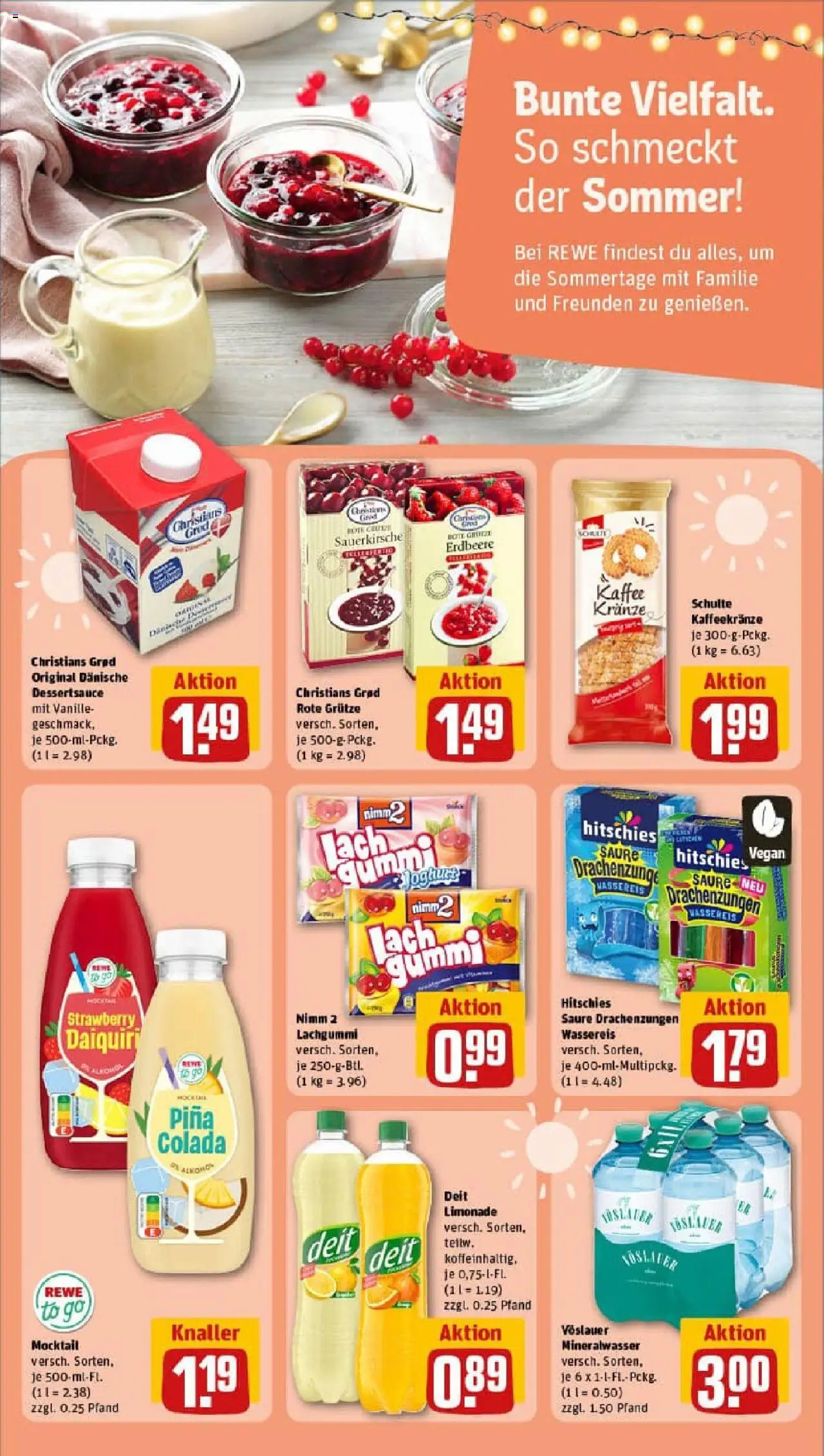 Rewe prospekt Langenhagen	 - gültig ab dem 11.08.2025 | Seite: 16 | Produkte: Joghurt, Kaffee, Limonade, Mineralwasser
