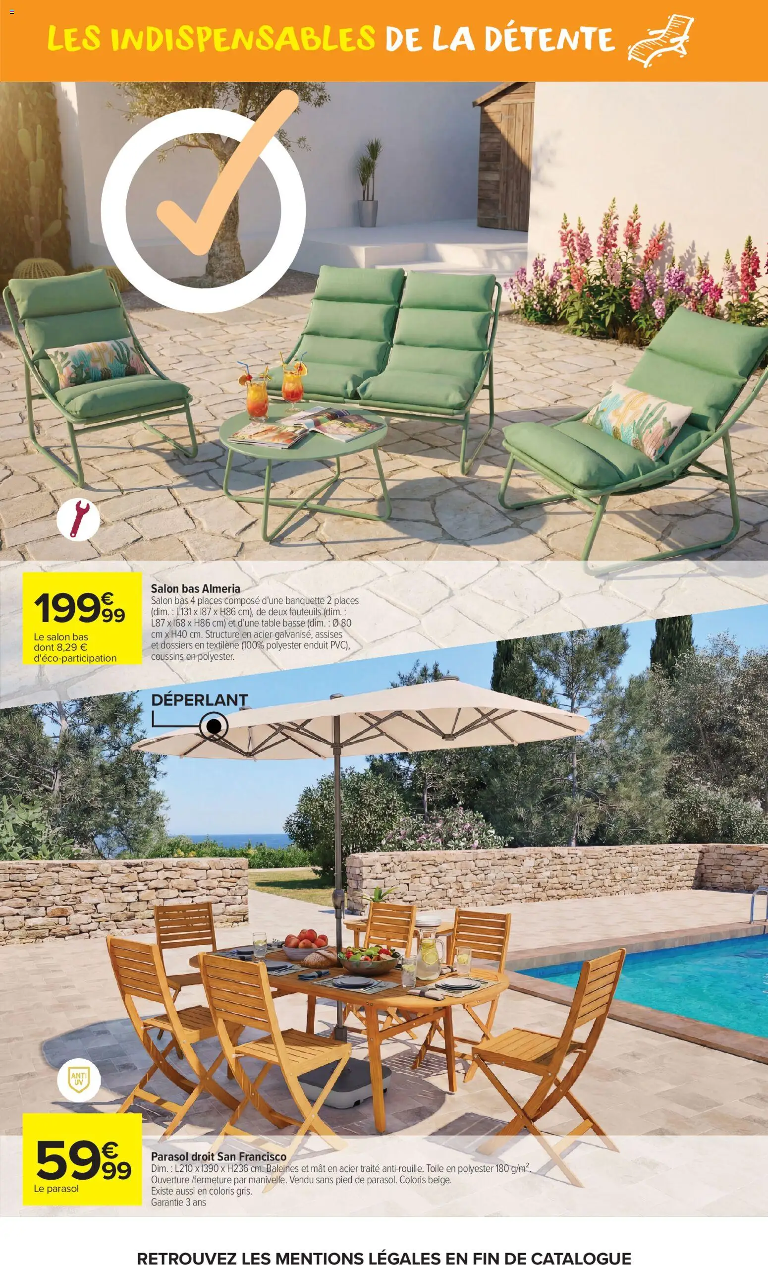 {H1} | Page: 11 | Produits: Table basse, Table, Parasol