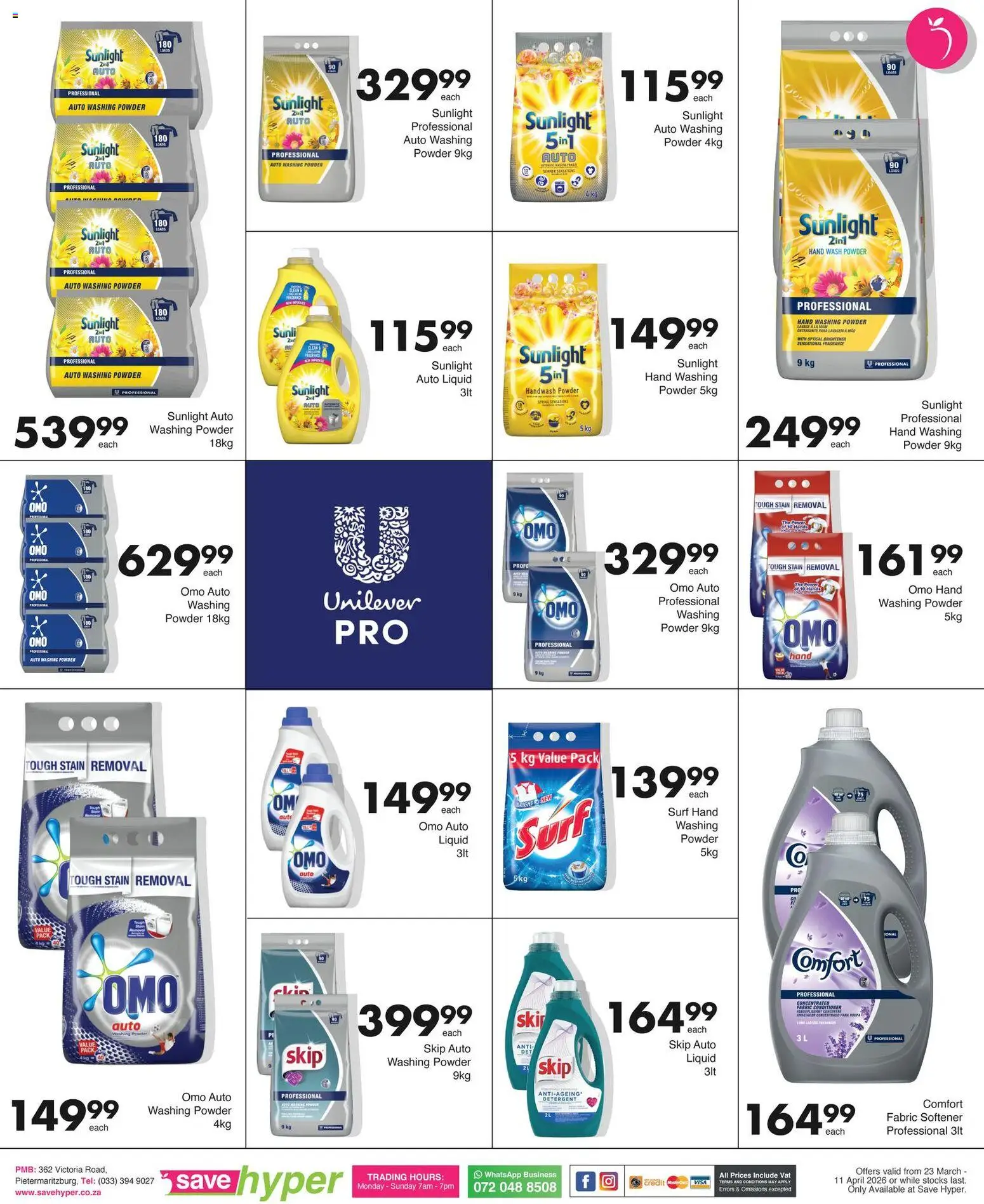 New Save catalogue – valid from 23.03.2026 | Page: 25 | Products: Fragrance, Powder, Fabric softener, Detergent