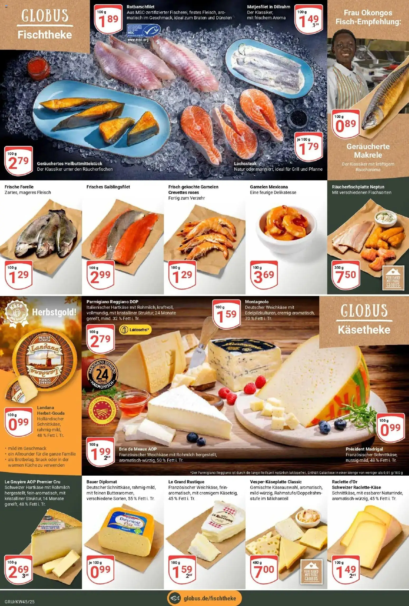 Globus prospekt Grünstadt	 – gültig ab 02.11.2025 | Seite: 9 | Produkte: Käse, Küche, Raclette, Fleisch