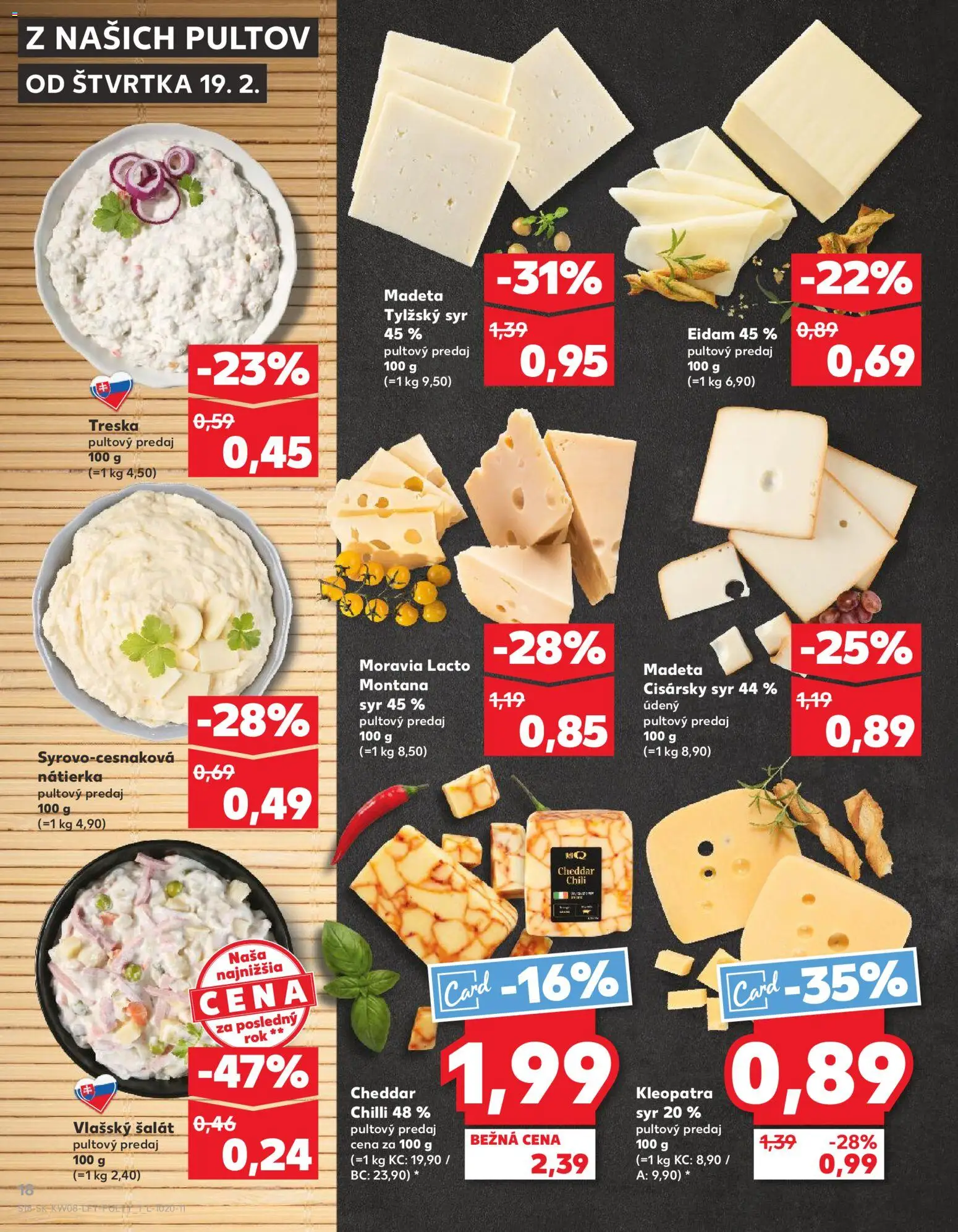 Kaufland SK akciós ujság - amely érvényes a következő dátumtól: 19.02.2026 | Oldal: 18