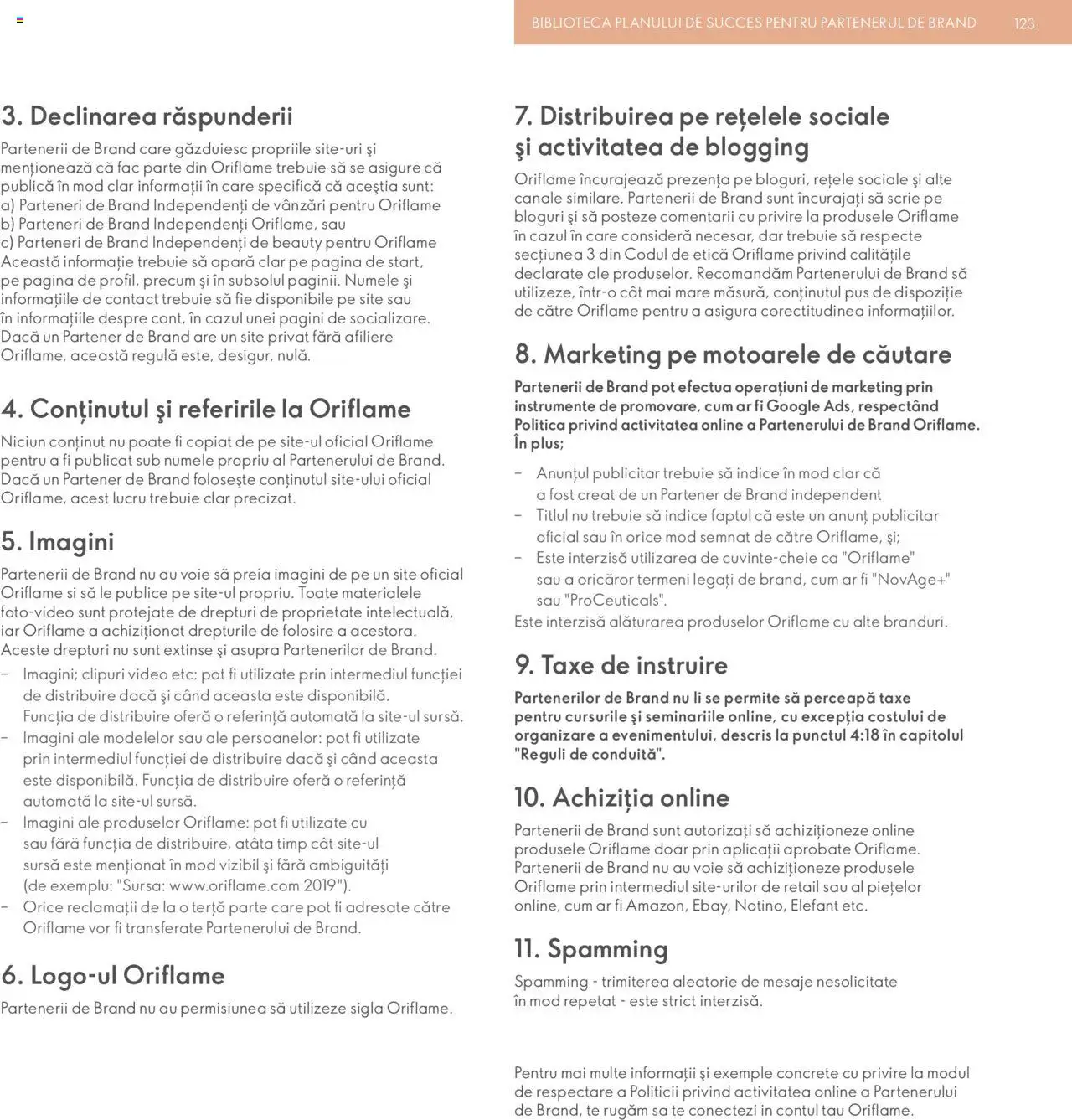 Noul catalog Oriflame – valabil de la 09.07.2024 | Pagină: 123 | Produse: Video, Bibliotecă