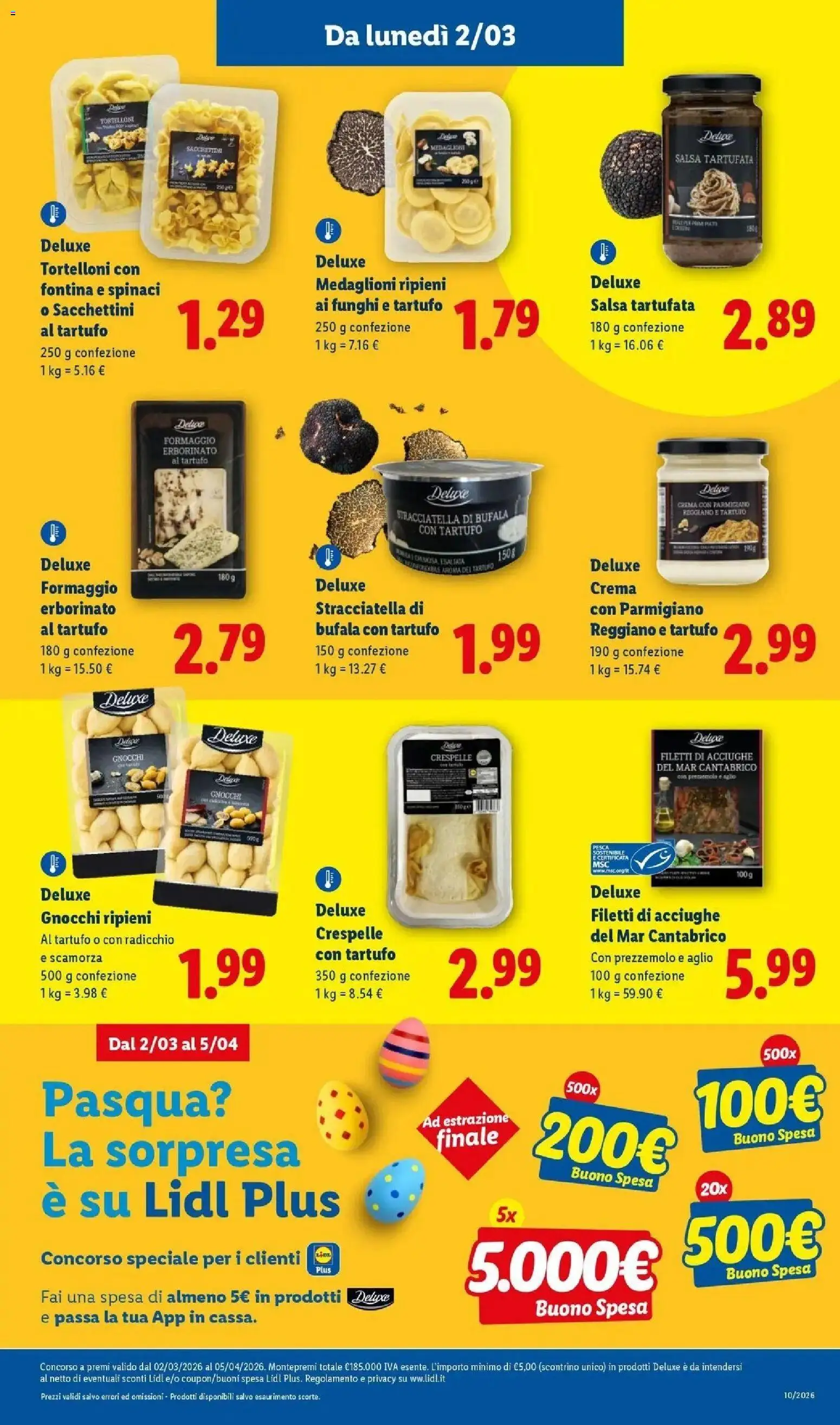 Volantino Lidl del 01.03.2026 | Pagina: 21 | Prodotti: Tartufo, Formaggio, Aglio, Stracciatella
