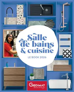 Gedimat - Prévisualisation de Gedimat Salle de bains & Cuisine valide à partir de 01.04.2026