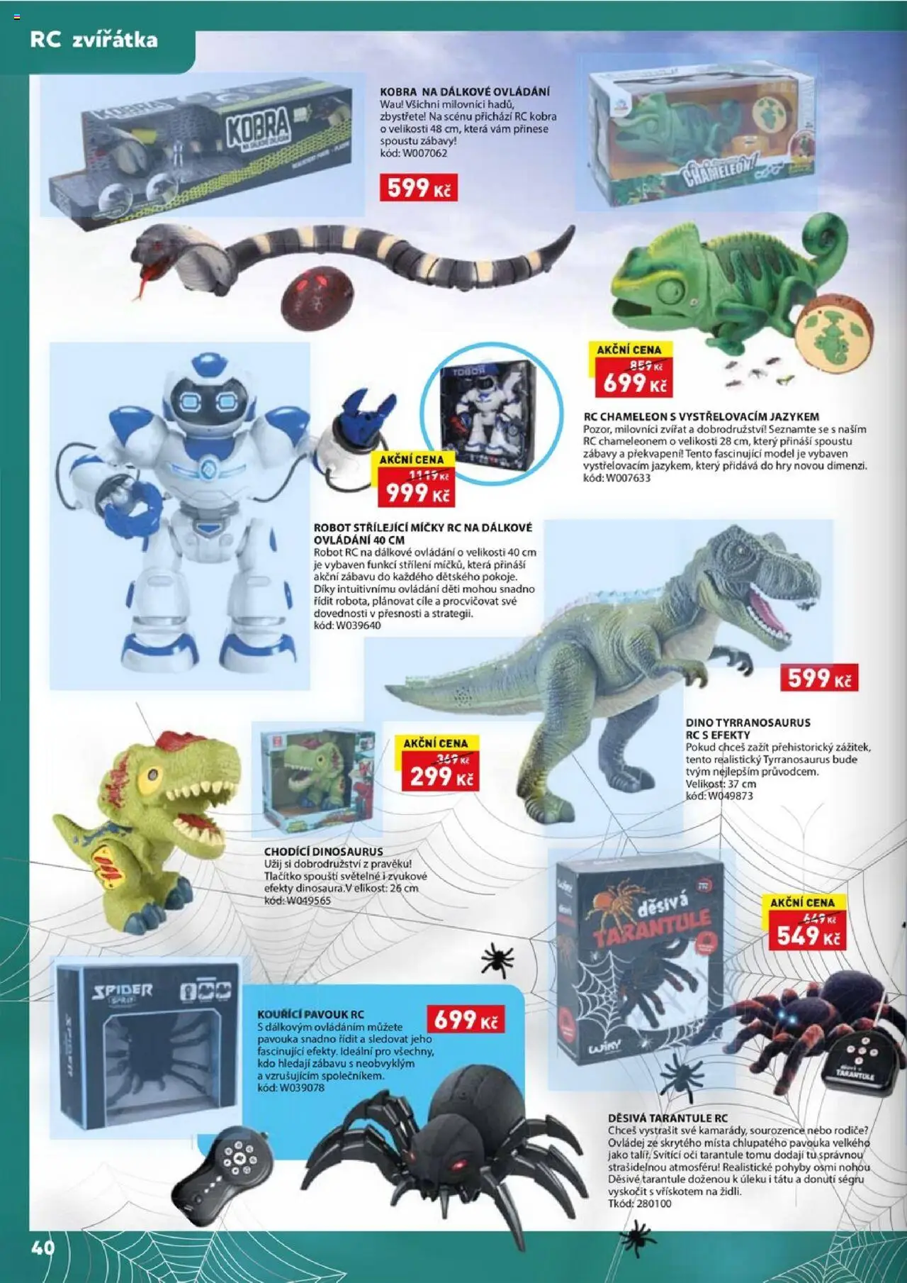 Wiky katalog - Vánoce 2025 od 14.10.2025 | Strana: 40 | Produkty: Dinosaurus, Robot