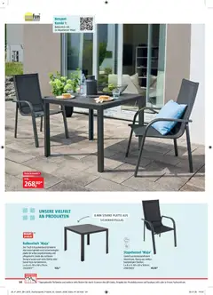 Bauhaus Freizeit im Garten ab 01.05.2026 gültig | Seite: 54 | Produkte: Sessel, Tisch