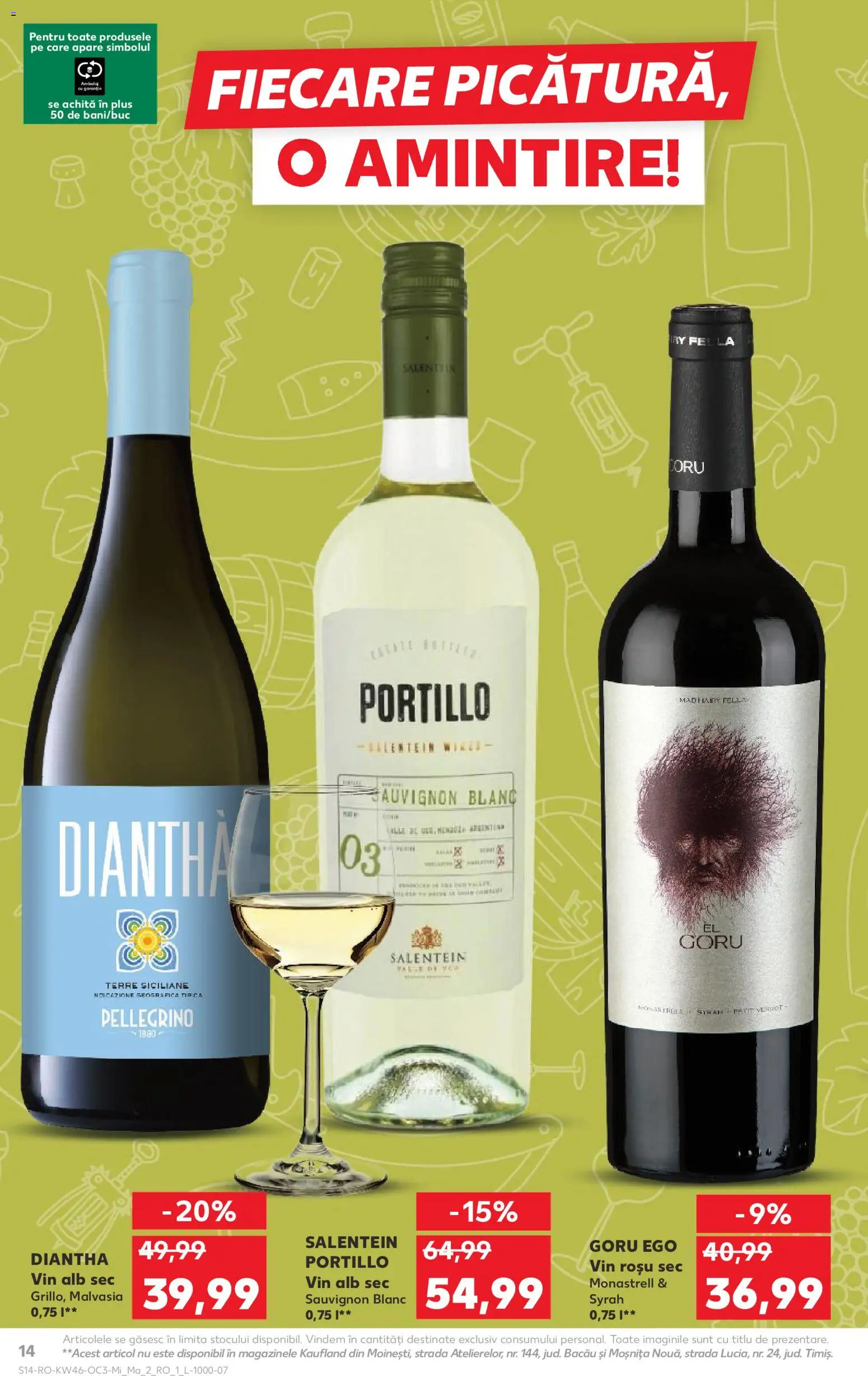 Noul catalog Kaufland – valabil de la 12.11.2025 | Pagină: 14 | Produse: Vin