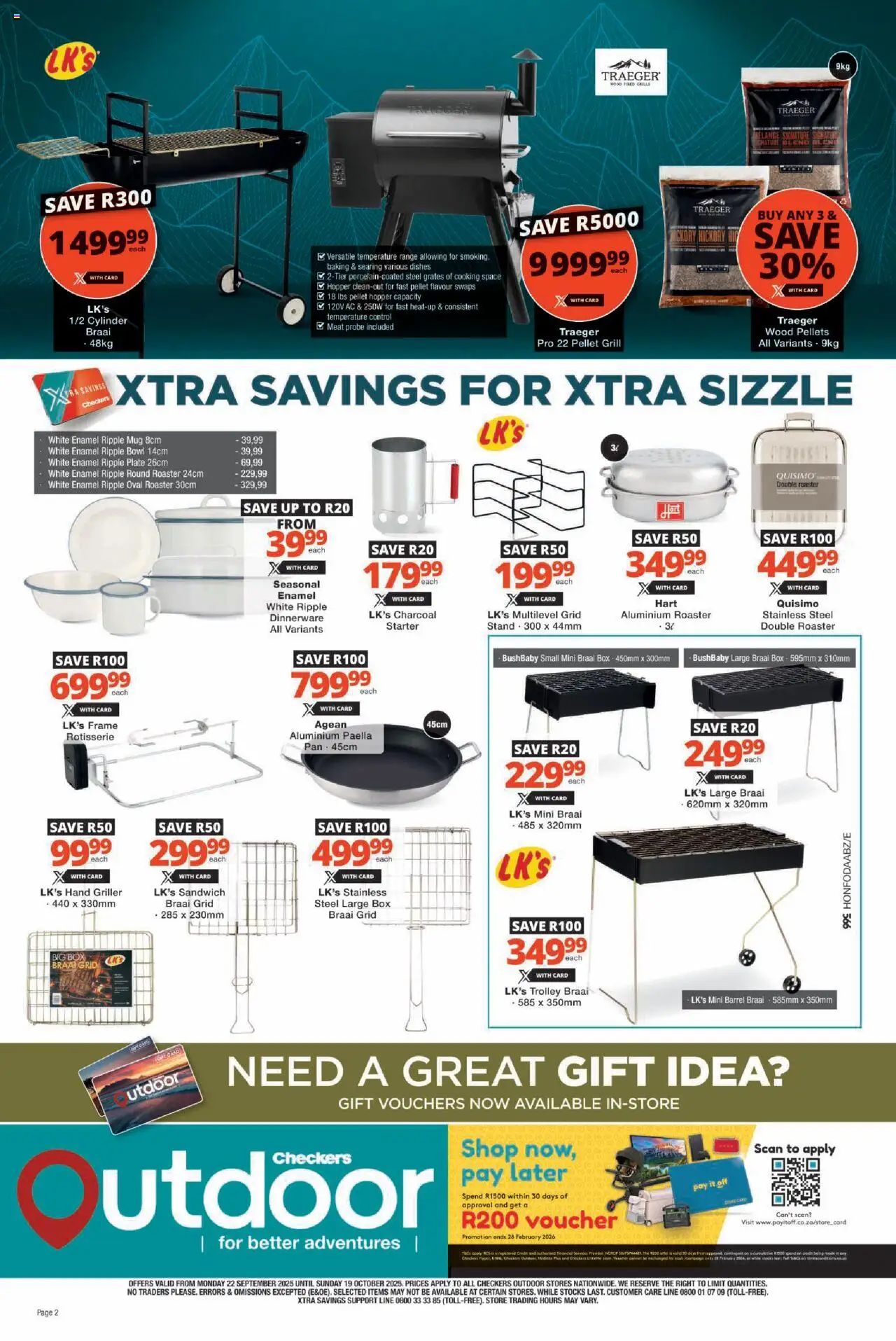 New Checkers catalogue – valid from 22.09.2025 | Page: 2 | Products: Frame, Grill, Mug, Enamel