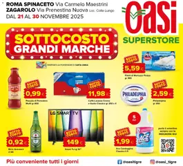 Anteprima del volantino Oasi Superstore catalogo valido a partire dal 21.11.2025