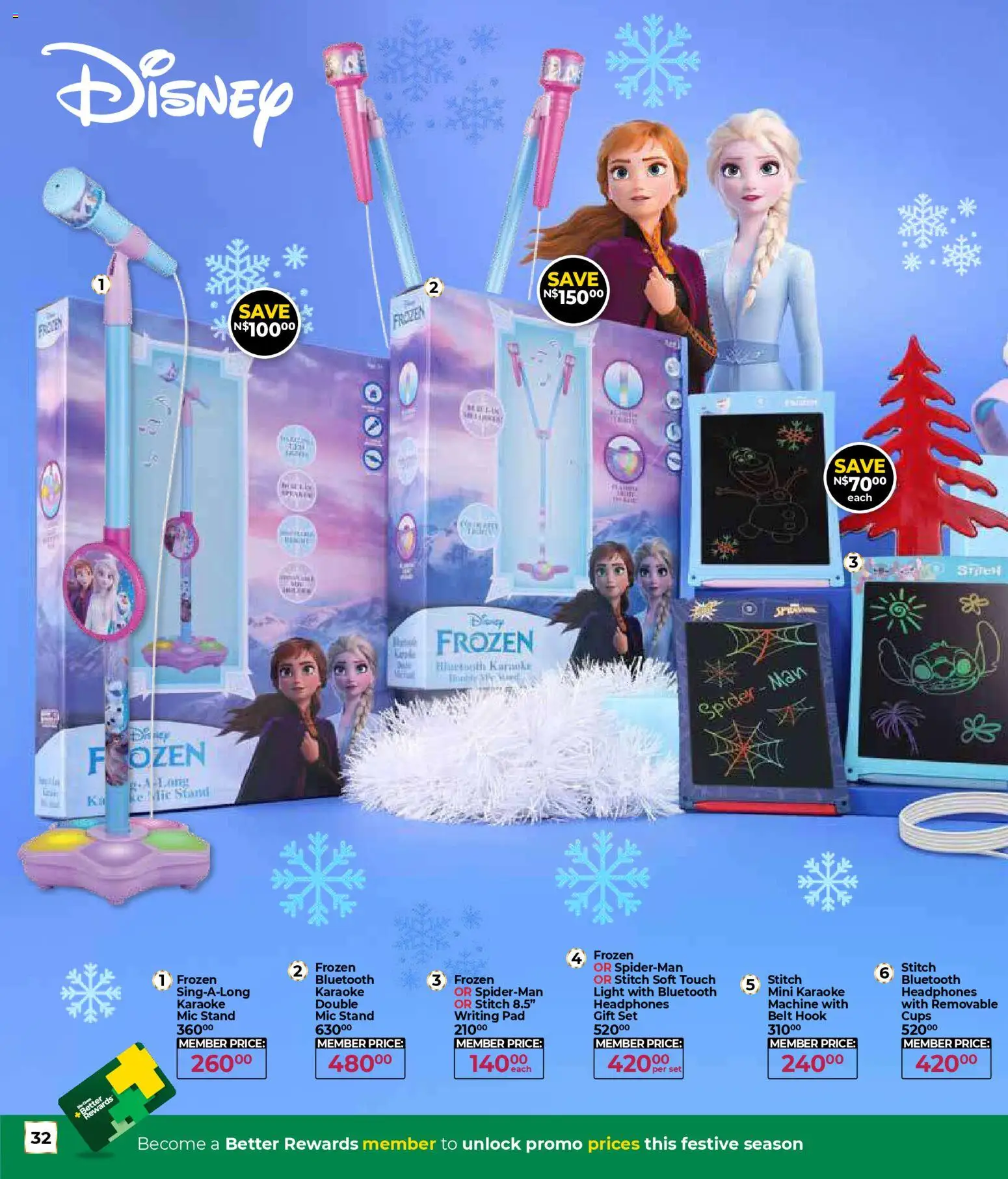 New Dis-Chem catalogue – valid from 29.10.2025 | Page: 32 | Products: Headphones, Belt, Light