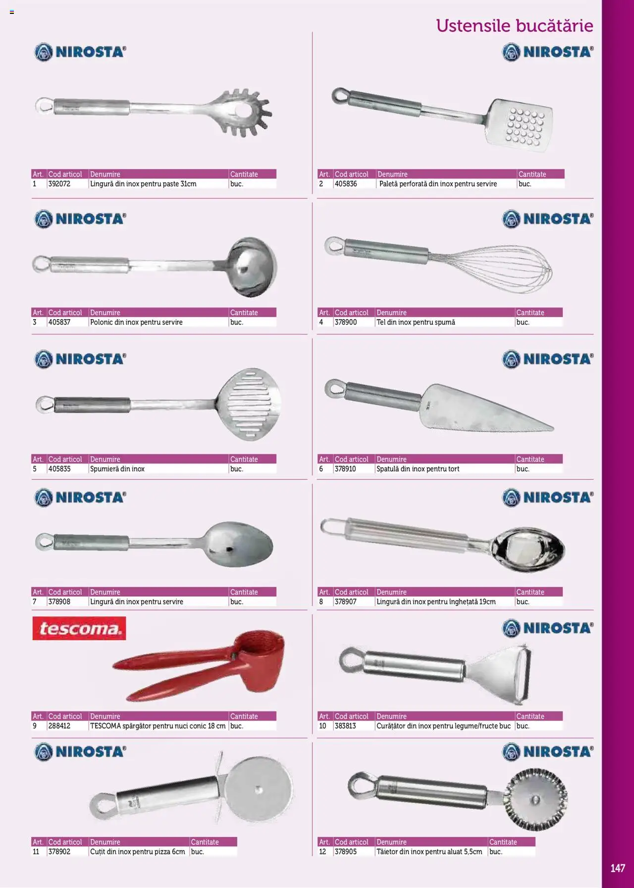 Noul catalog Metro – valabil de la 17.09.2025 | Pagină: 147 | Produse: Bucătărie, Aluat, Tort, Pizza