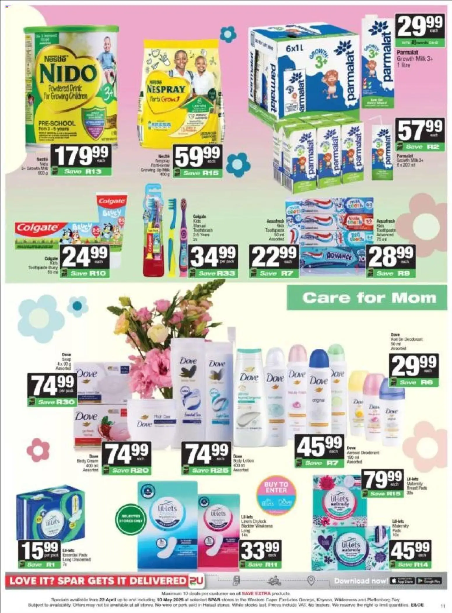 New Spar catalogue – valid from 22.04.2026 | Page: 11 | Products: Cream, Body cream
