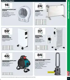 Brico Dépôt - Prévisualisation de Brico Dépôt catalogue valide à partir de 09.10.2025 | Page: 31 | Produits: Ventilateur, Chauffage soufflant, Radiateur, Télécommande