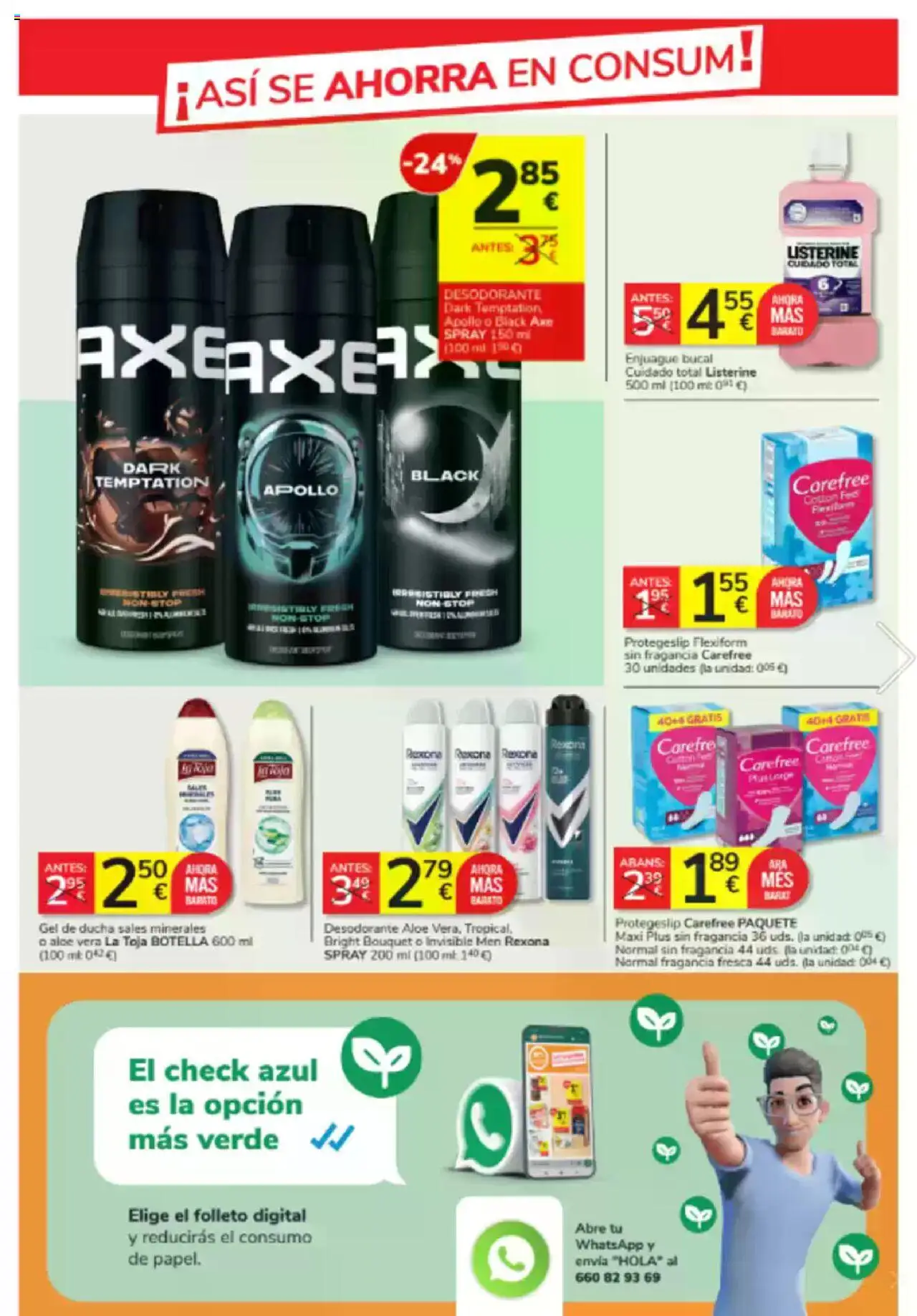Consum folleto │ válido desde el 25.09.2025 | Página: 23 | Productos: Fragancia, Gel de ducha, Enjuague bucal, Ducha