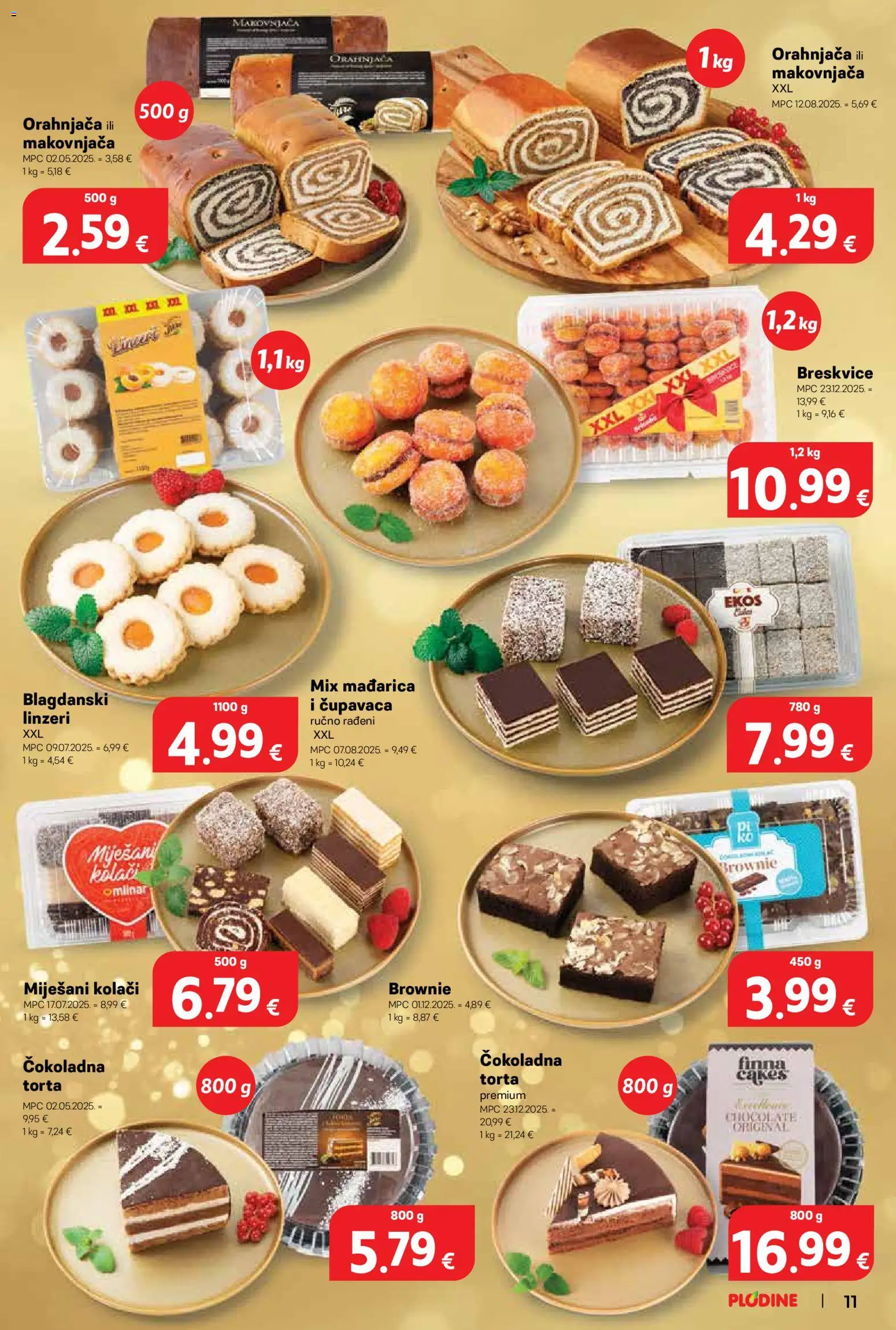 Plodine katalog | vrijedi od 27.12.2025 | Stranica: 11 | Proizvodi: Torta