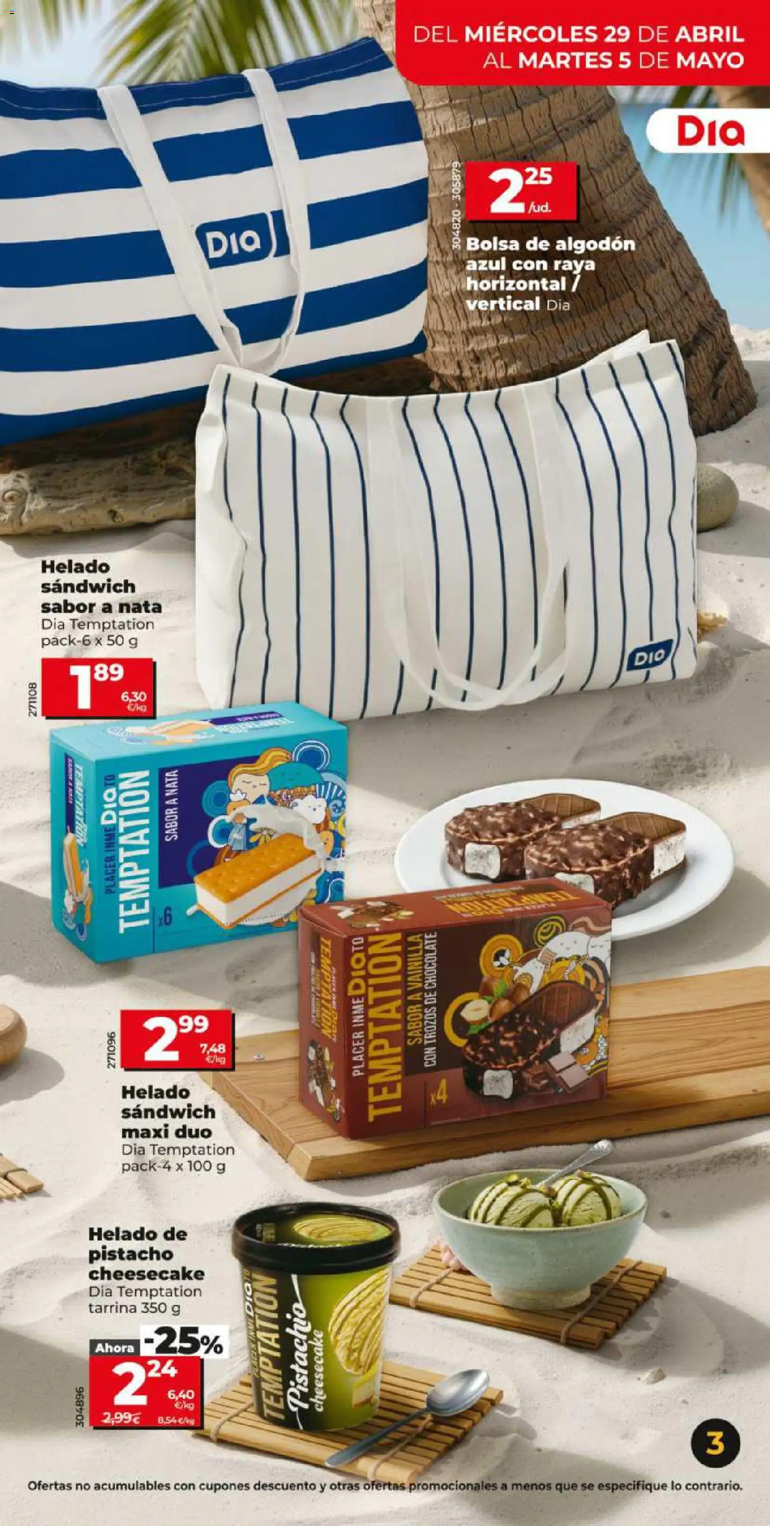 Dia - folleto Market │ válido desde el 29.04.2026 | Página: 3 | Productos: Chocolate, Helado, Bolsa