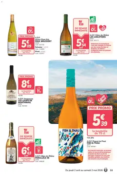 Promocash - Prévisualisation de Promocash Foire aux vins de printemps valide à partir de 02.04.2026 | Page: 11 | Produits: Sardines, Vin, Poisson