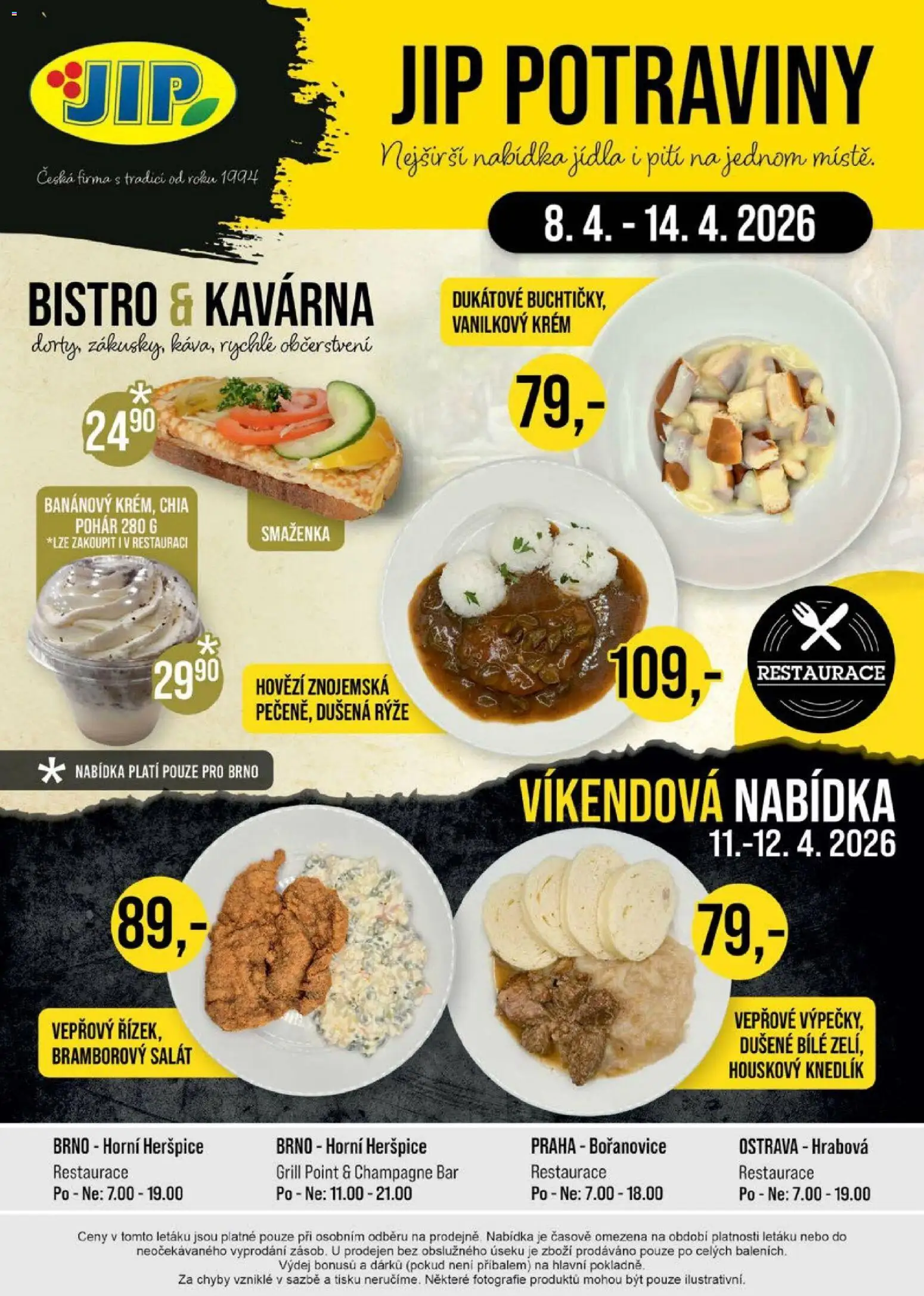 Jip leták - Cash & Carry od 08.04.2026 | Strana: 20 | Produkty: Bramborový salát, Salát, Potraviny, Champagne