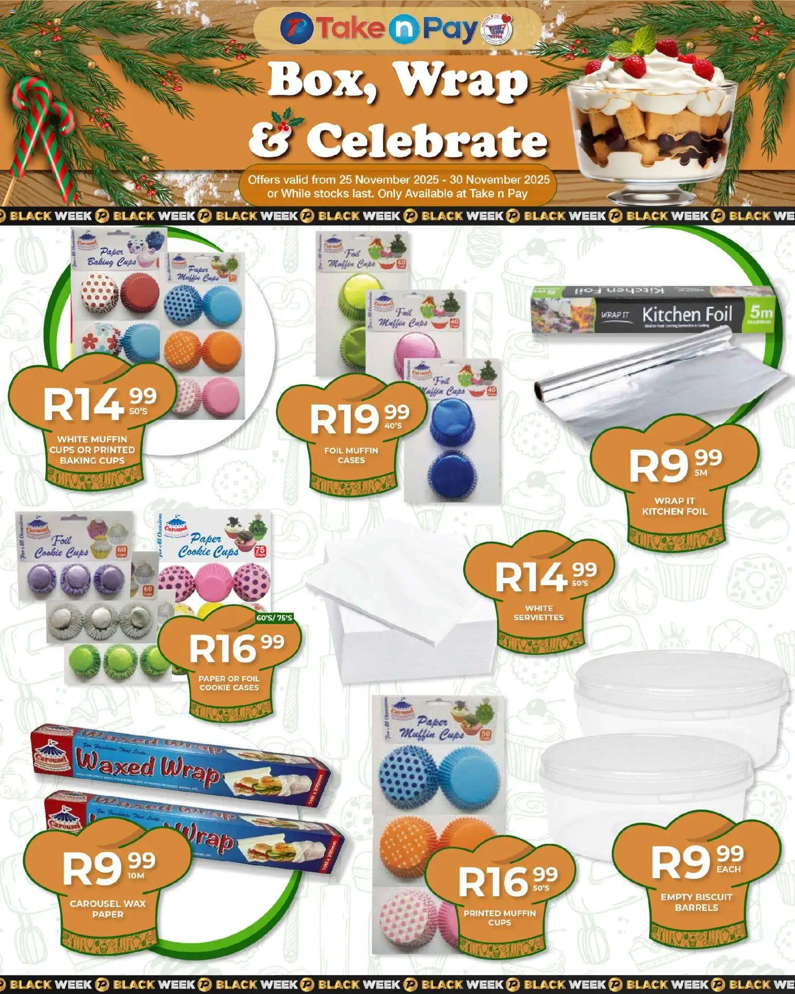 New Take n Pay catalogue – valid from 25.11.2025 | Page: 11 | Products: Wax, Paper