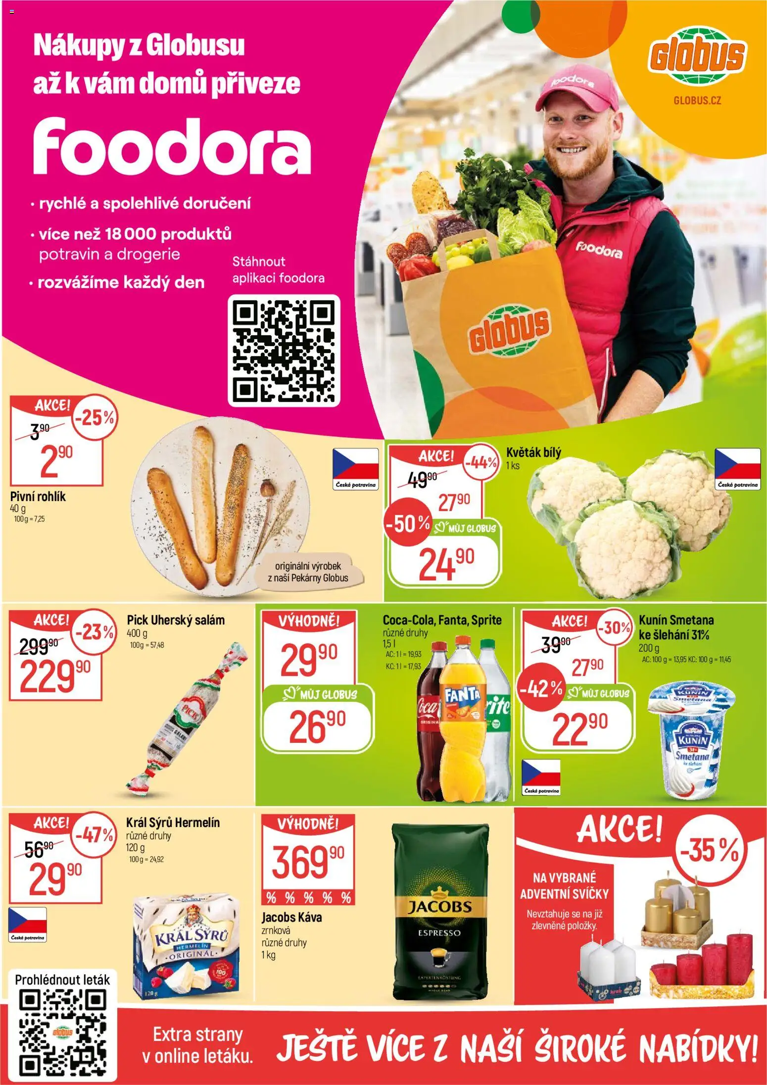 Globus leták - Liberec od 05.11.2025 | Strana: 2 | Produkty: Globus, Fanta, Svíčky, Sprite