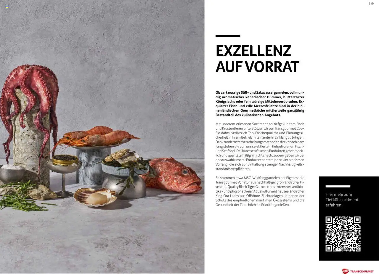 Transgourmet Qualität mit Tiefgang gültig ab 21.02.2025 | Seite: 10 | Produkte: Meeresfrüchte, Fisch